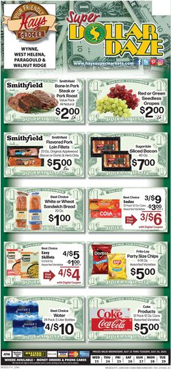 Weekly ad Hays Supermarkets 07/23/2025 - 07/29/2025