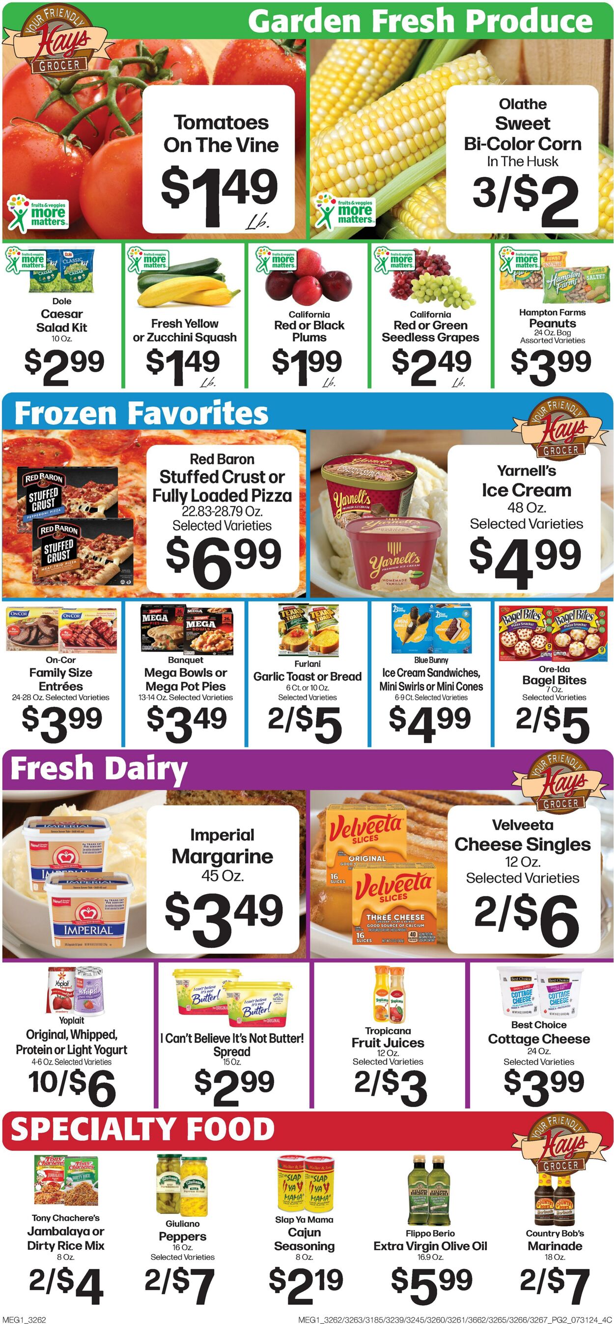 Weekly ad Hays Supermarkets 07/31/2024 - 08/06/2024