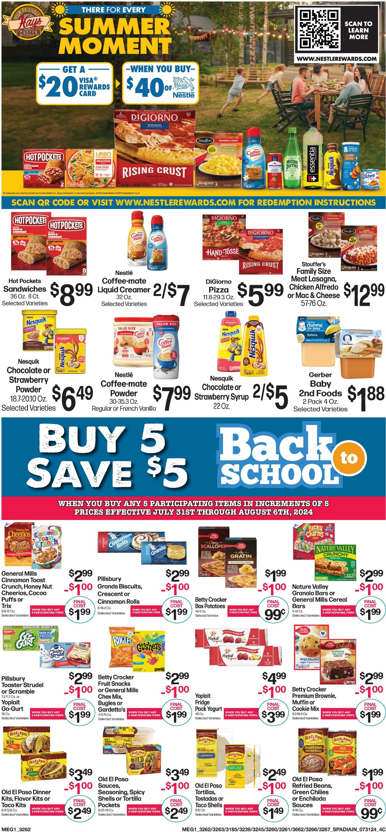 Weekly ad Hays Supermarkets 07/31/2024 - 08/06/2024