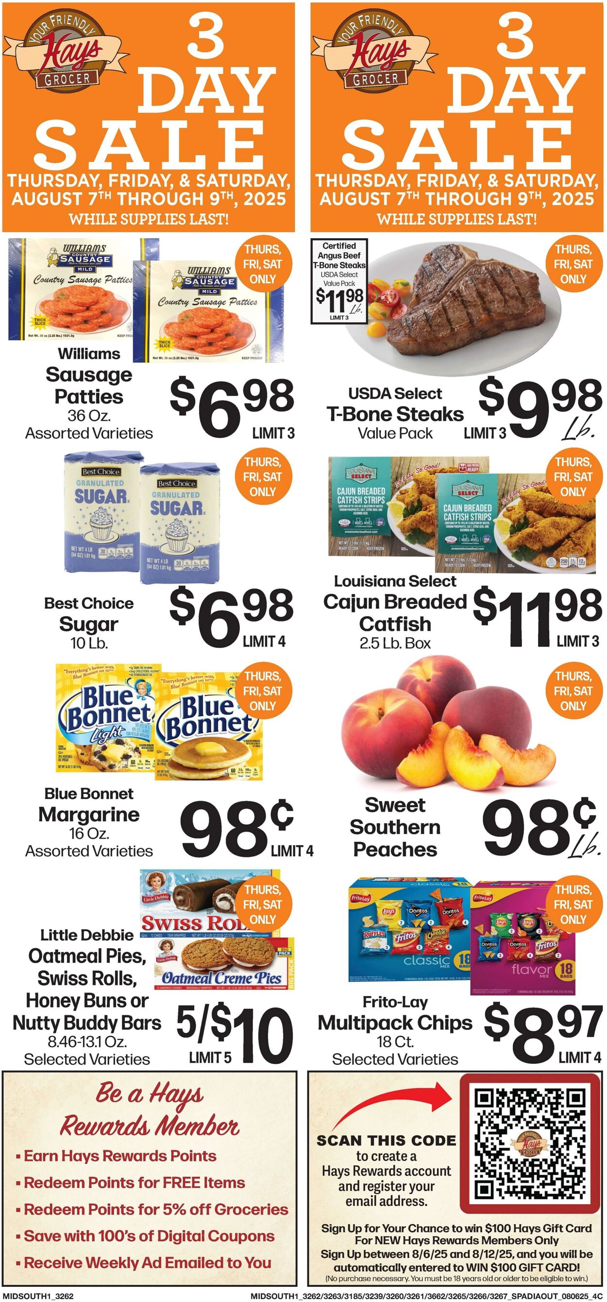 Weekly ad Hays Supermarkets 08/06/2025 - 08/11/2025