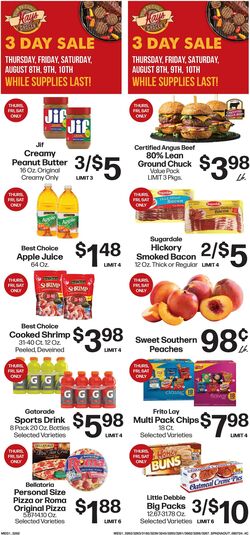 Weekly ad Hays Supermarkets 07/31/2024 - 08/06/2024