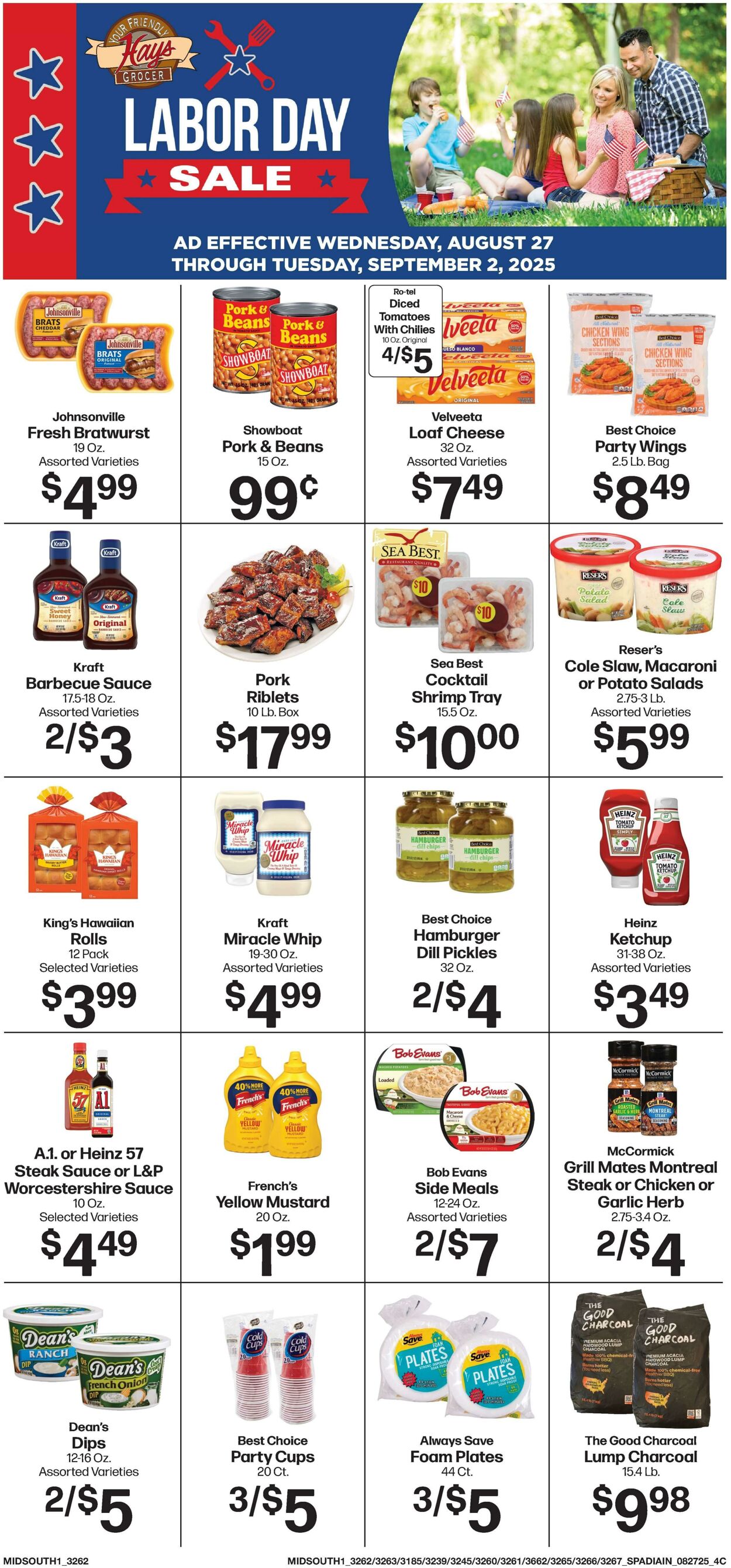 Weekly ad Hays Supermarkets 08/27/2025 - 09/02/2025