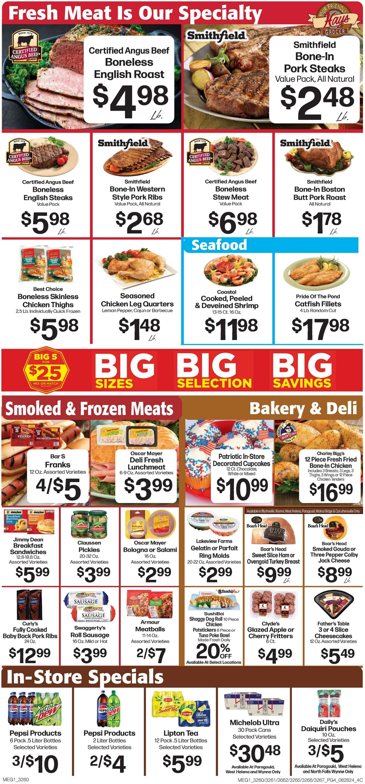 Weekly ad Hays Supermarkets 08/28/2024 - 09/03/2024