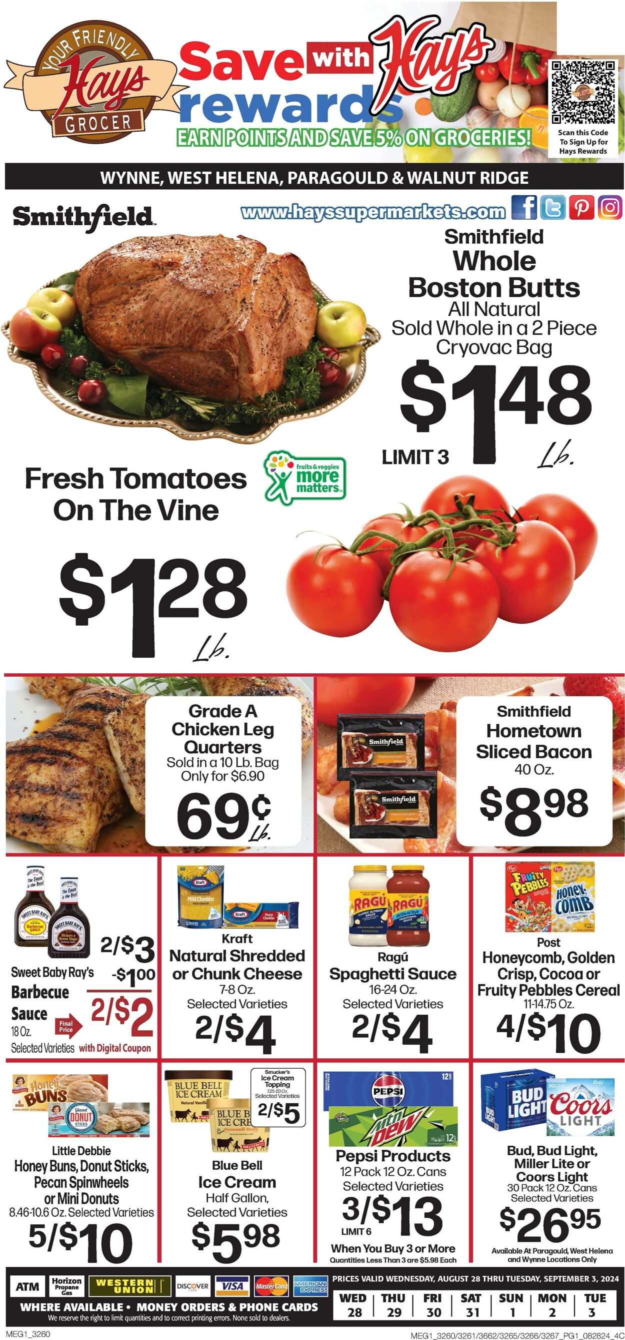 Weekly ad Hays Supermarkets 08/28/2024 - 09/03/2024