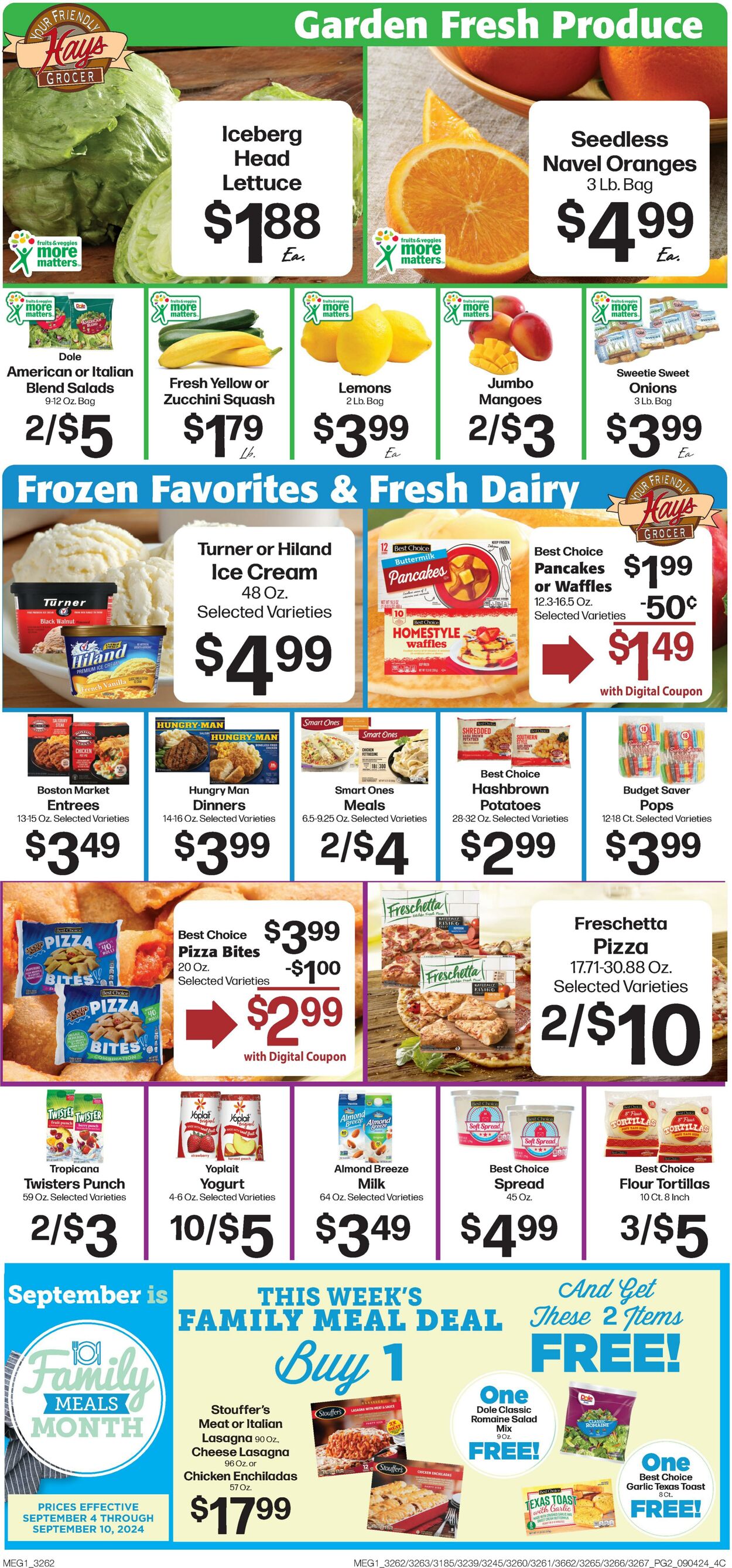 Weekly ad Hays Supermarkets 09/04/2024 - 09/10/2024