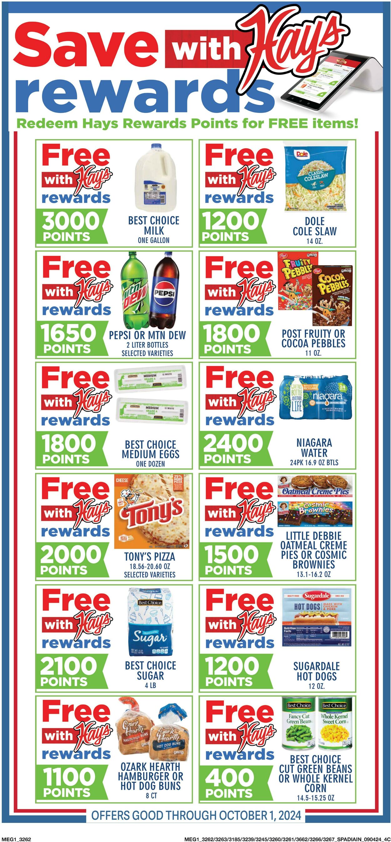 Weekly ad Hays Supermarkets 09/04/2024 - 09/10/2024