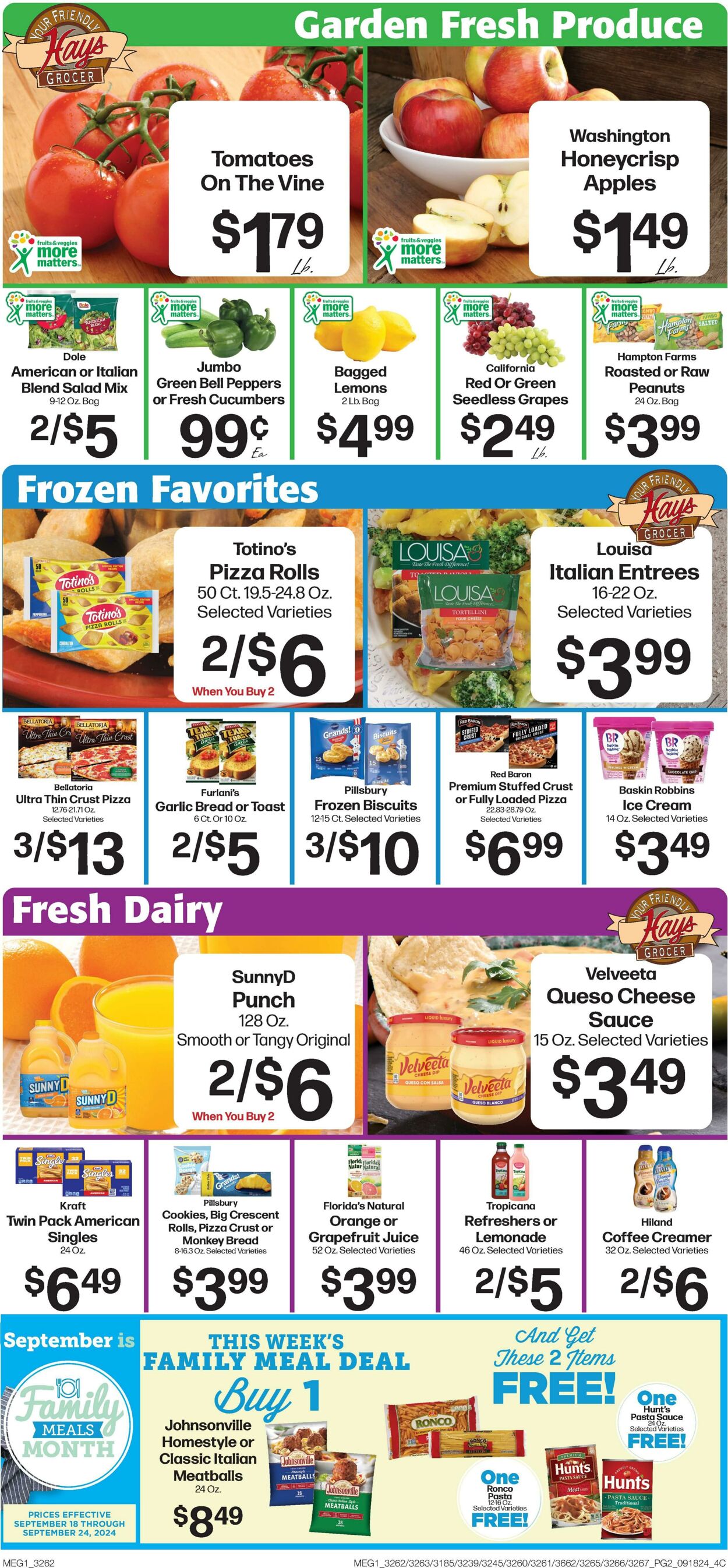 Weekly ad Hays Supermarkets 09/18/2024 - 09/24/2024