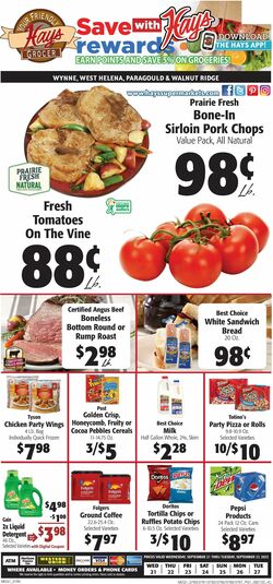 Weekly ad Hays Supermarkets 09/21/2022-09/27/2022