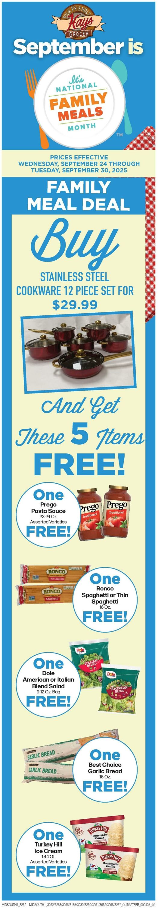 Weekly ad Hays Supermarkets 09/24/2025 - 10/30/2025