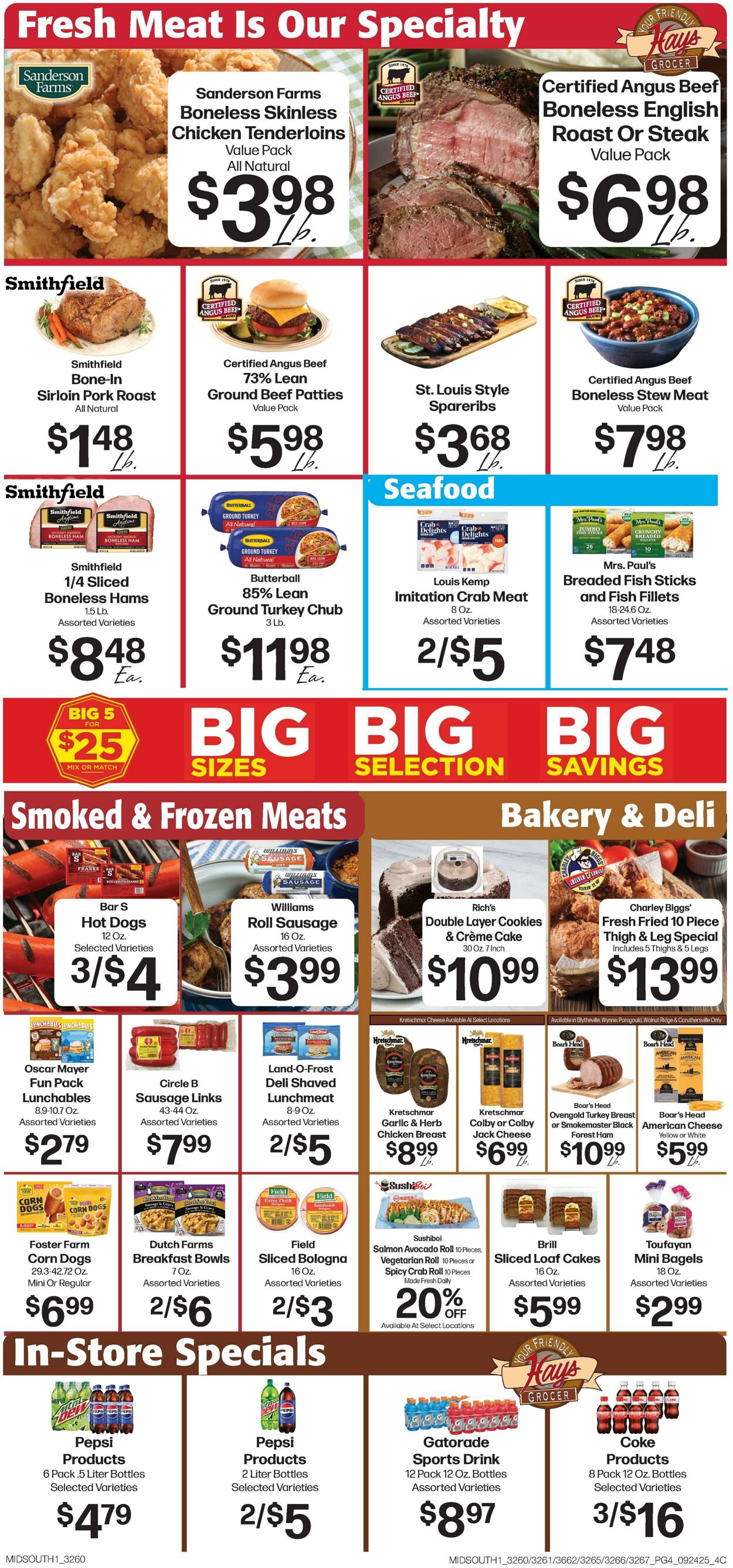 Weekly ad Hays Supermarkets 09/24/2025 - 10/30/2025