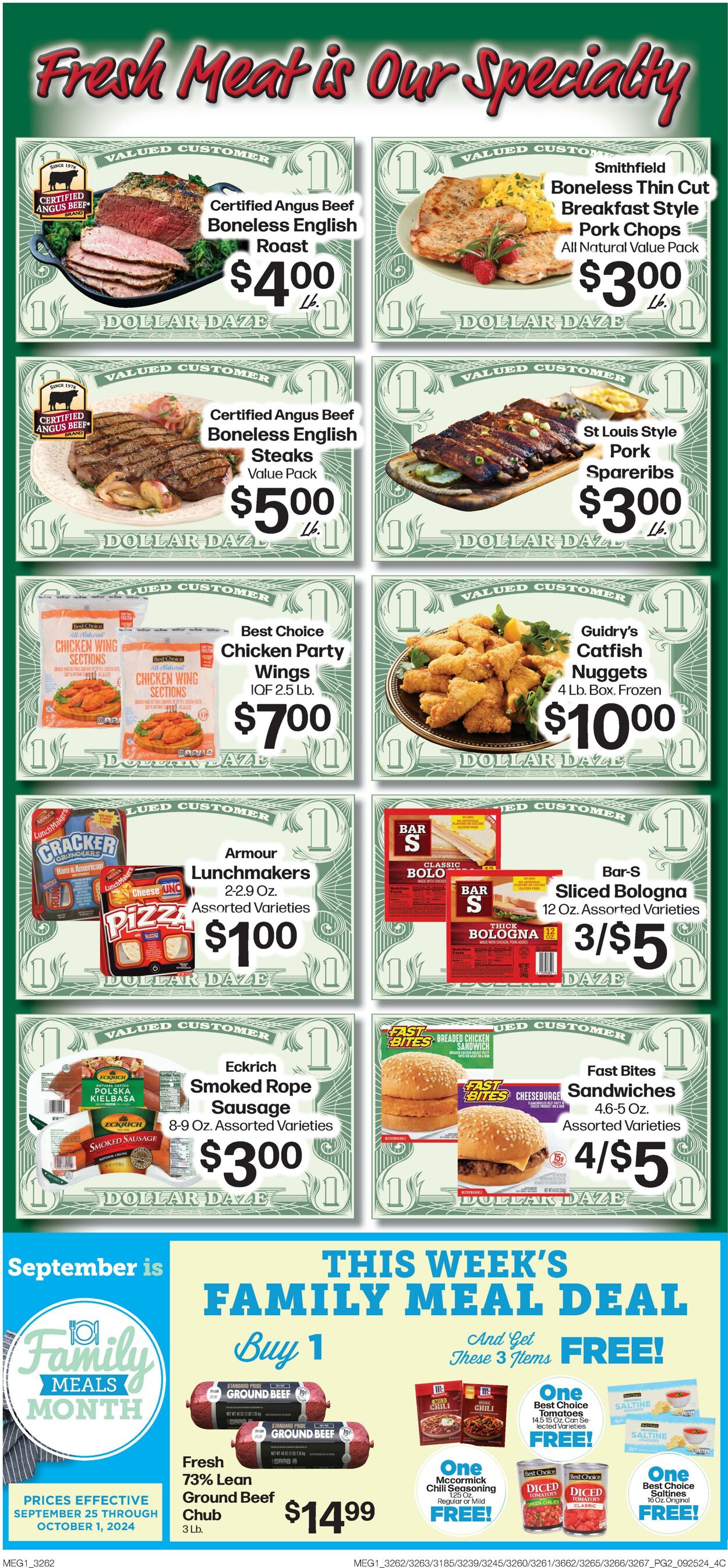 Weekly ad Hays Supermarkets 09/25/2024 - 10/01/2024