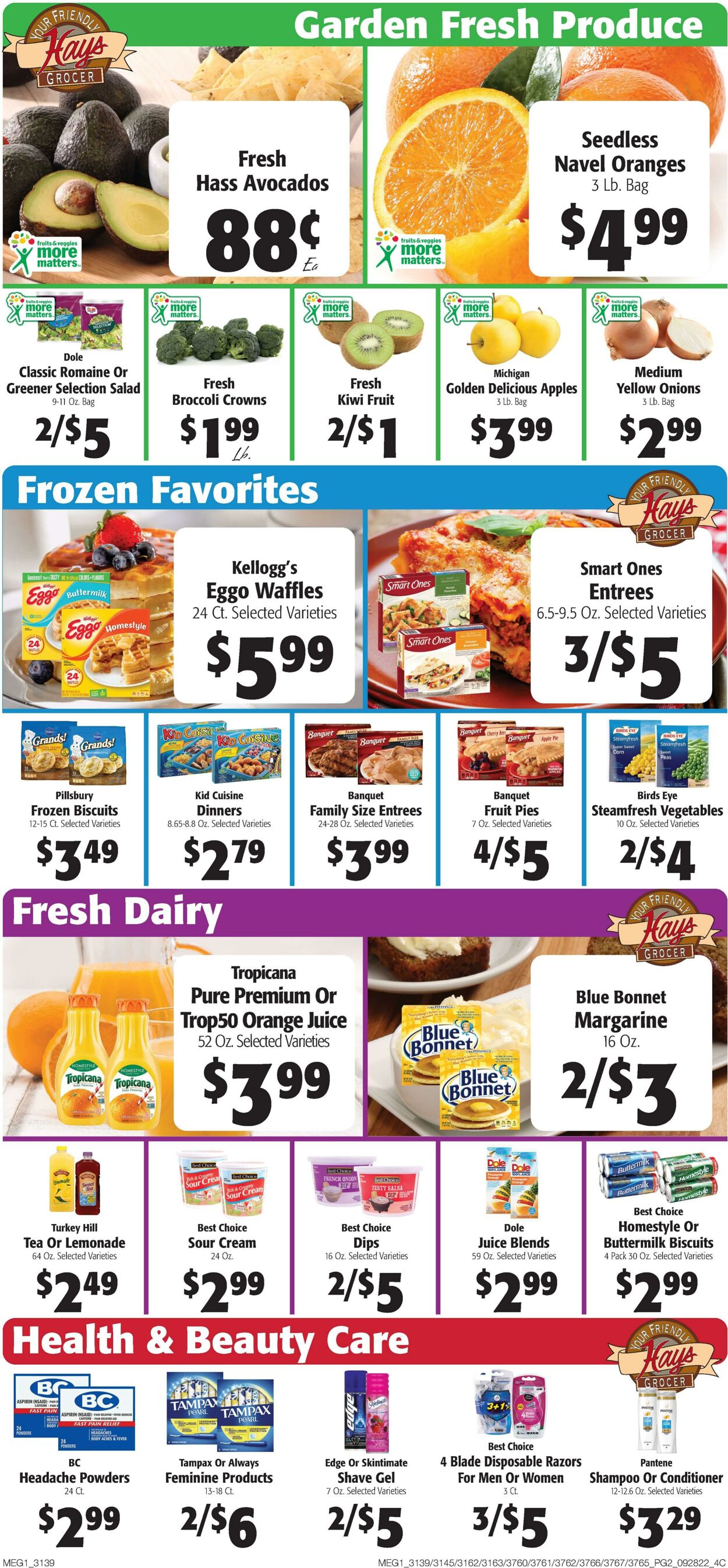 Weekly ad Hays Supermarkets 09/28/2022 - 10/04/2022