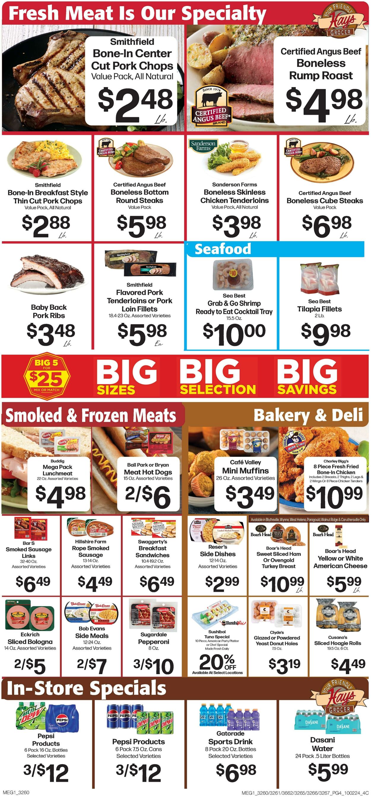 Weekly ad Hays Supermarkets 10/02/2024 - 10/08/2024