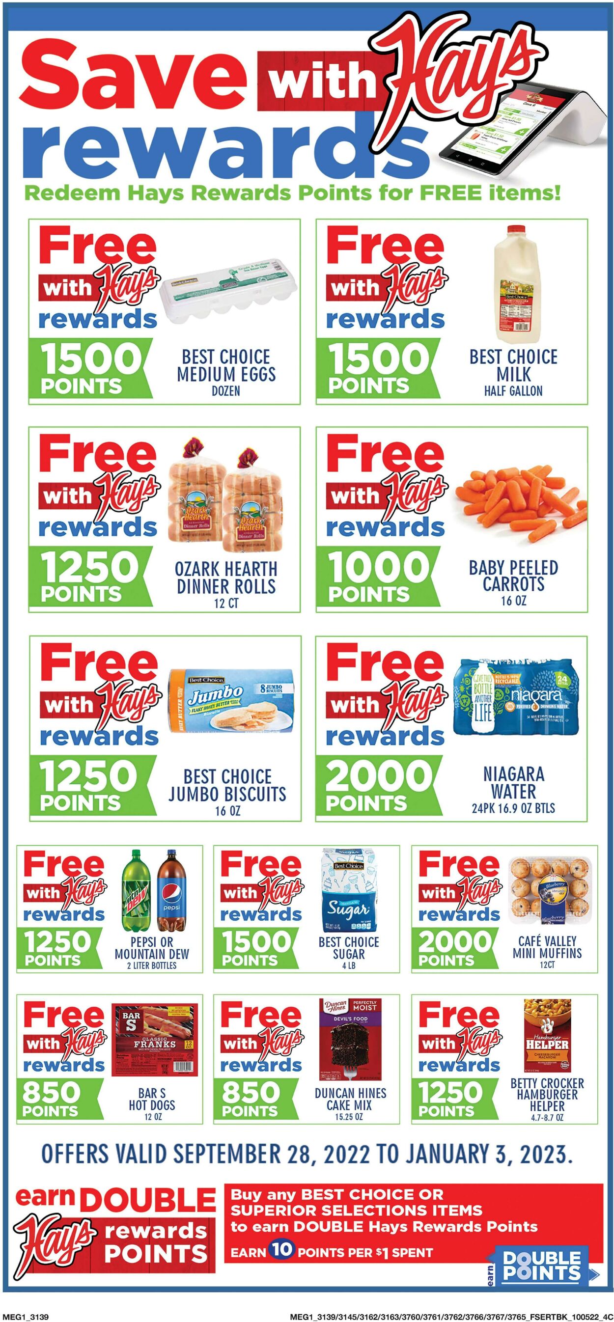 Weekly ad Hays Supermarkets 10/05/2022 - 10/11/2022
