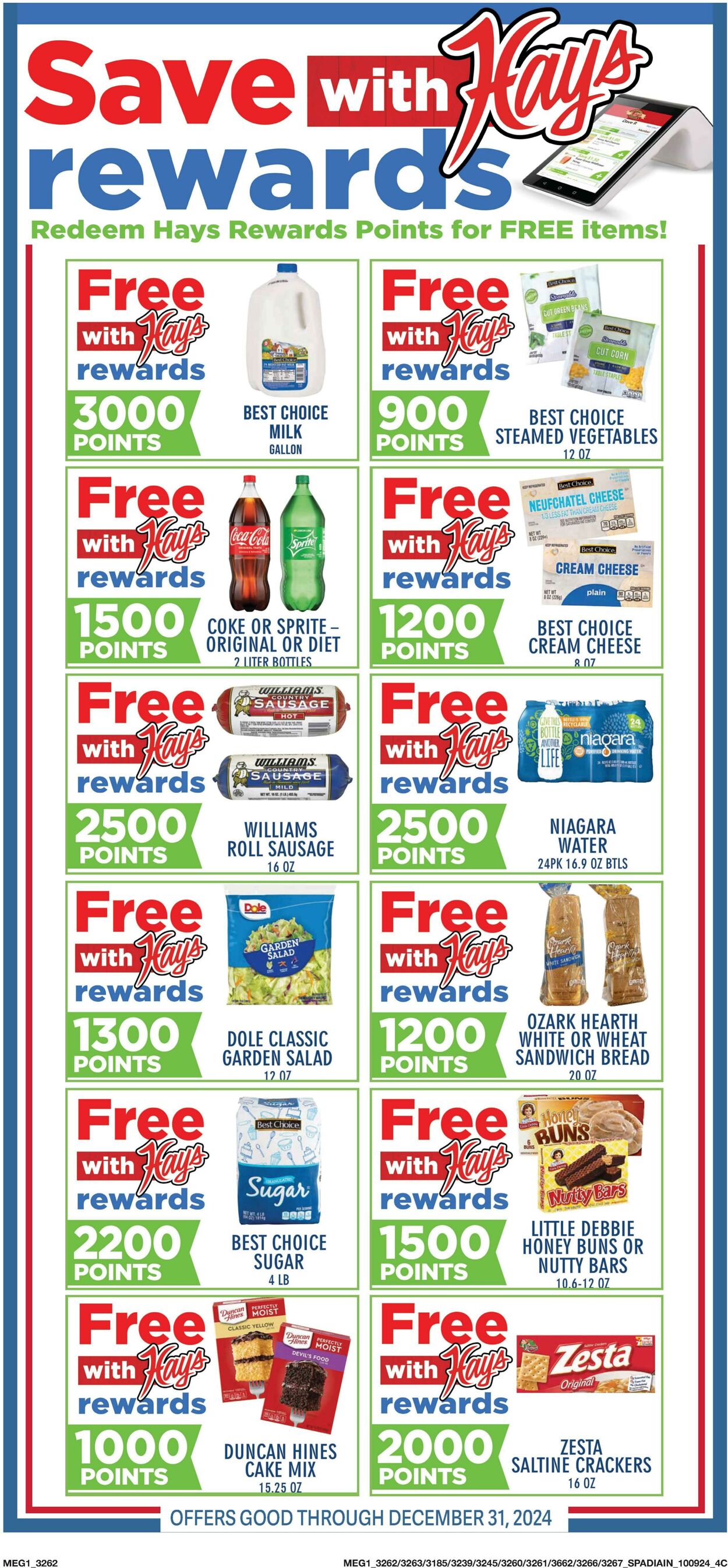 Weekly ad Hays Supermarkets 10/09/2024 - 10/15/2024