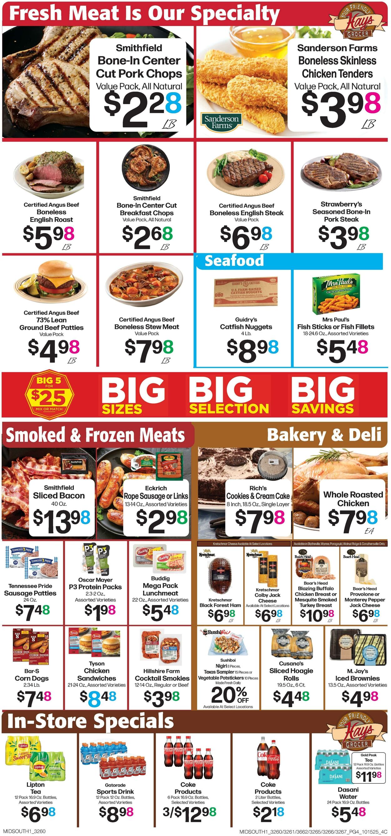 Weekly ad Hays Supermarkets 10/15/2025 - 10/21/2025