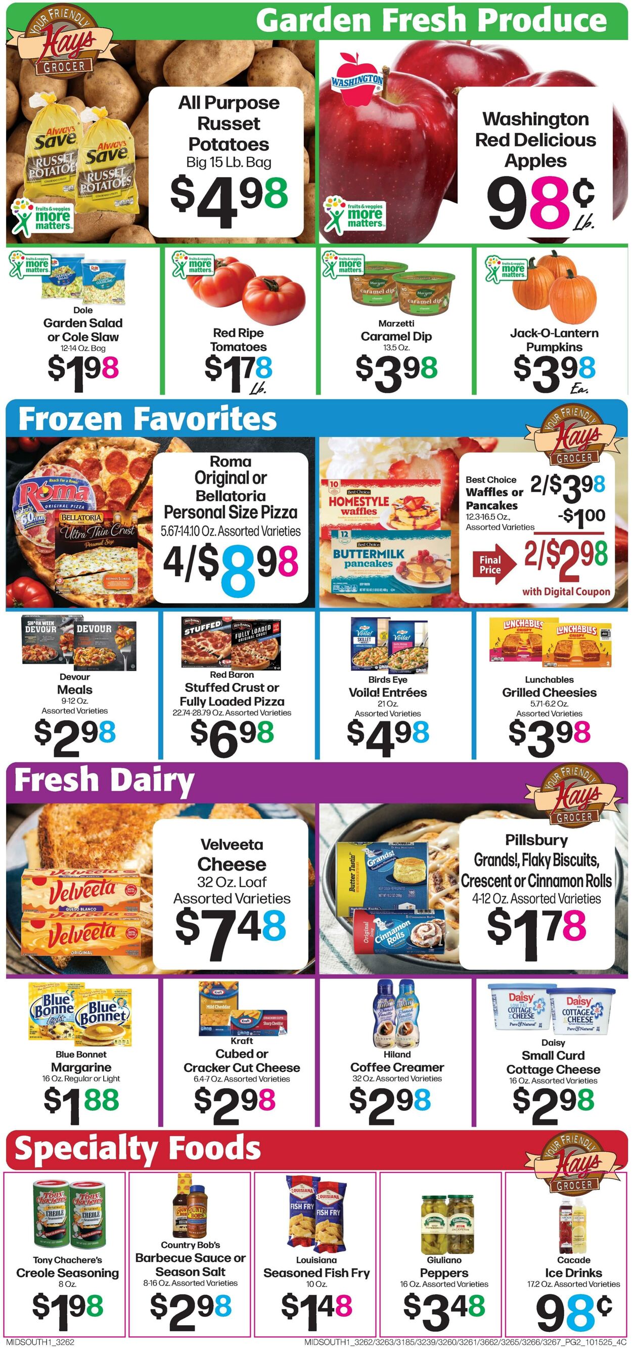 Weekly ad Hays Supermarkets 10/15/2025 - 10/21/2025