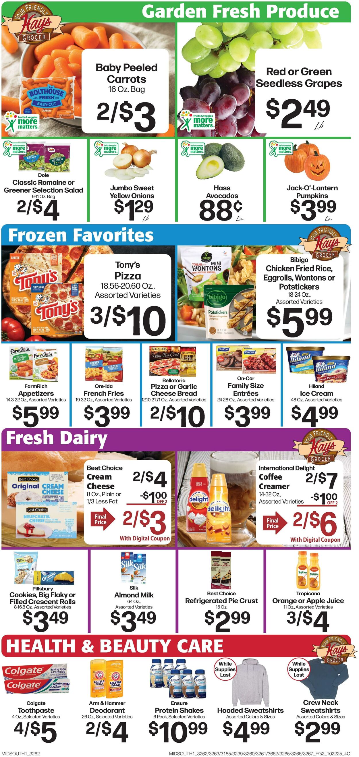 Weekly ad Hays Supermarkets 10/22/2025 - 10/28/2025