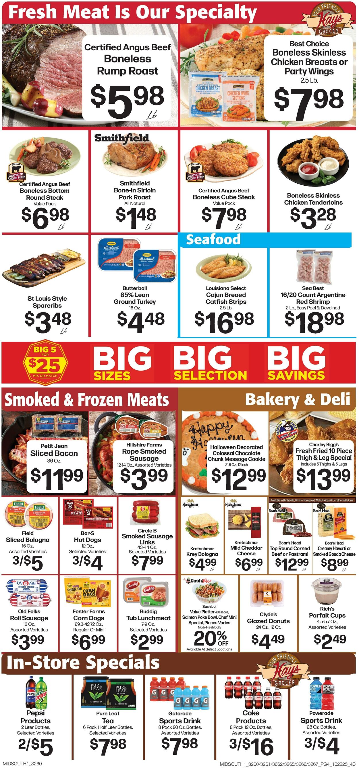 Weekly ad Hays Supermarkets 10/22/2025 - 10/28/2025