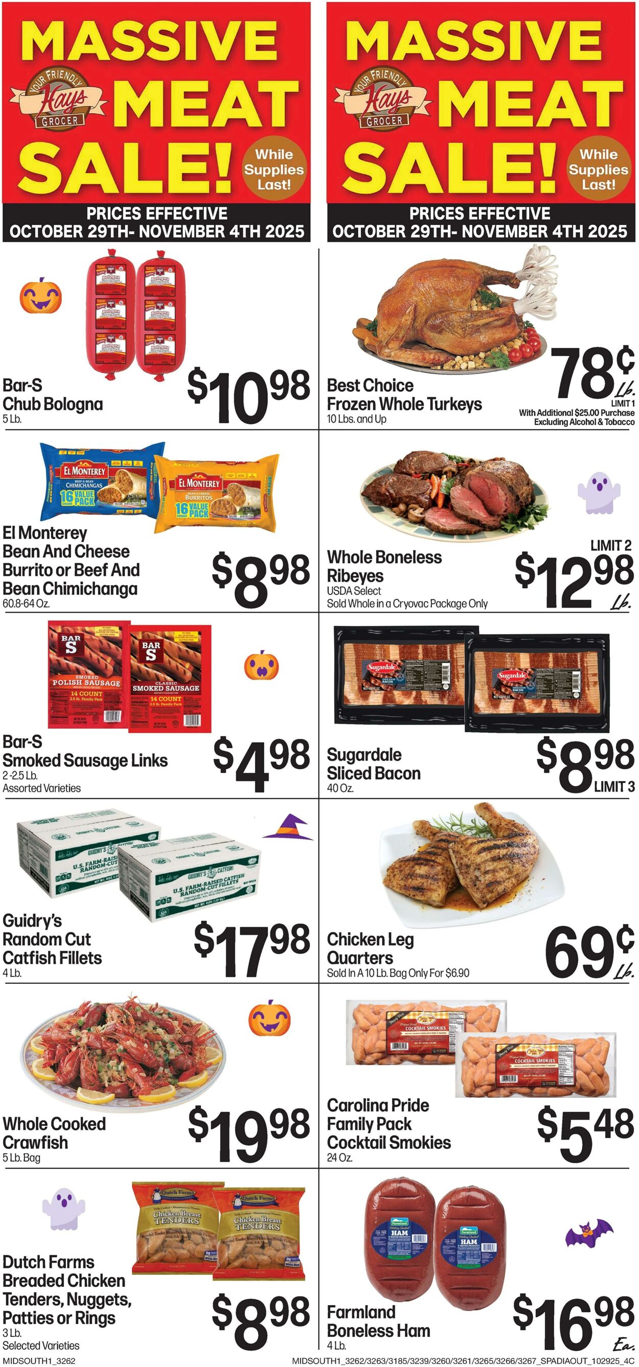 Weekly ad Hays Supermarkets 10/29/2025 - 11/04/2025