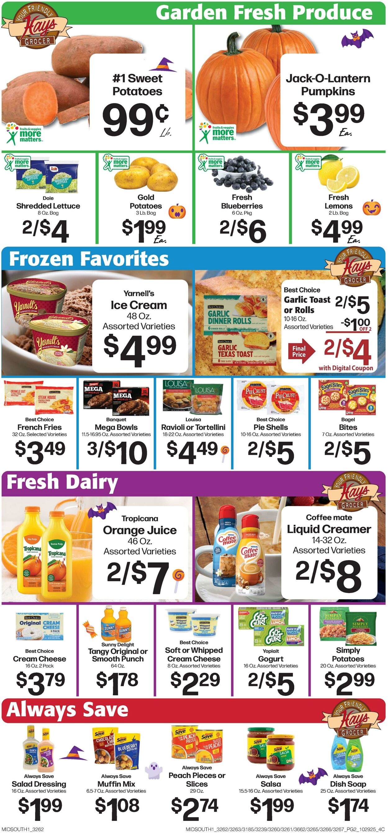 Weekly ad Hays Supermarkets 10/29/2025 - 11/04/2025