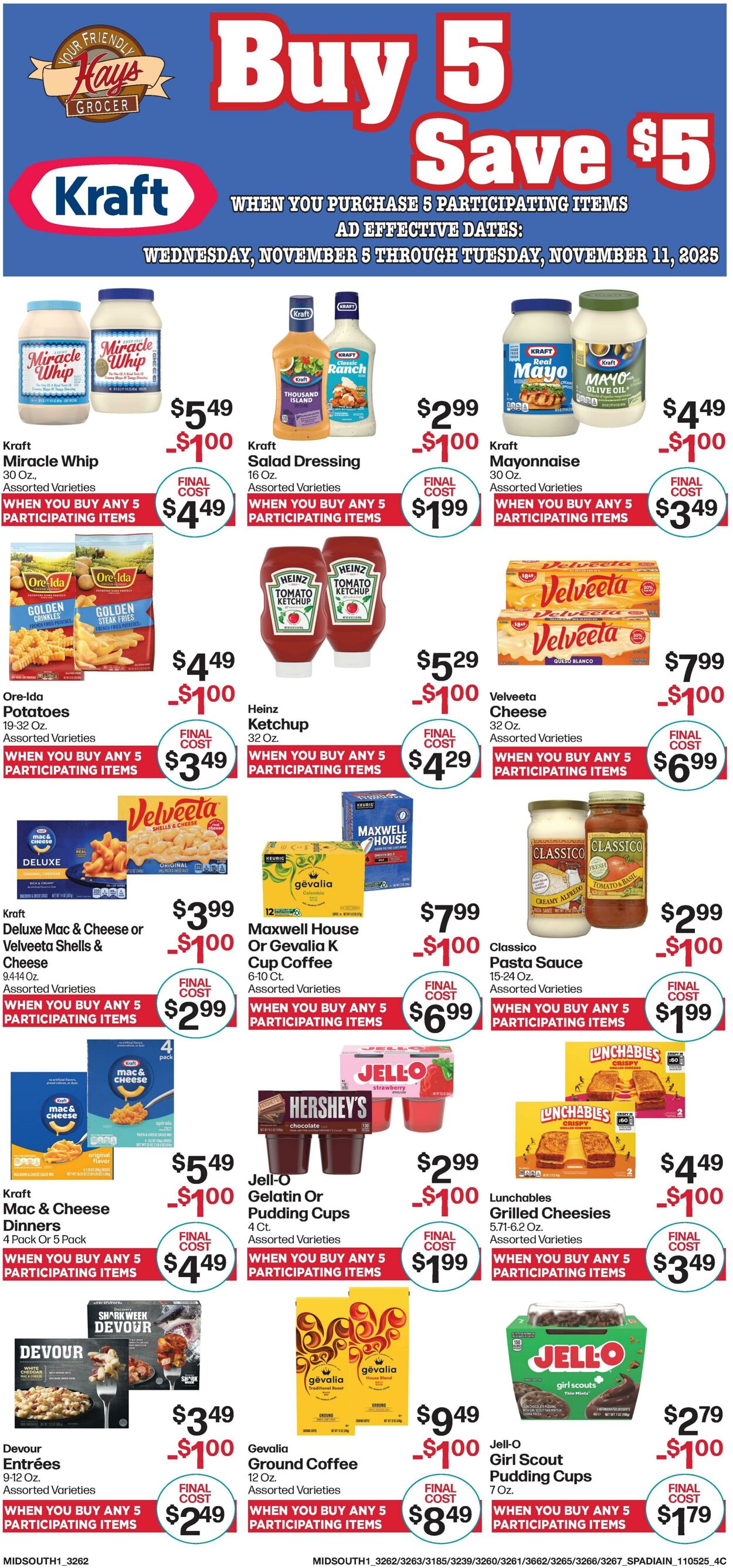 Weekly ad Hays Supermarkets 11/05/2025 - 11/11/2025