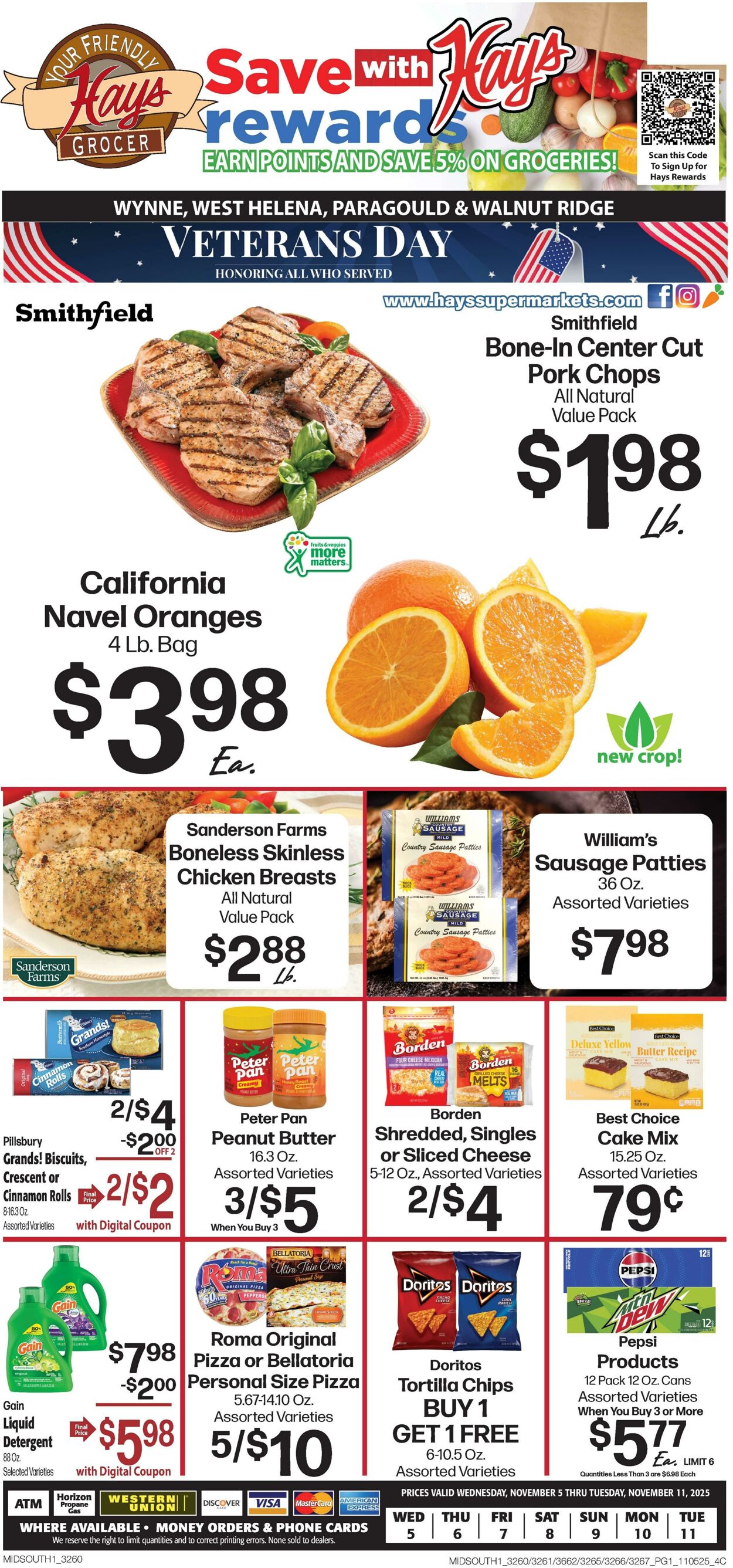 Weekly ad Hays Supermarkets 11/05/2025 - 11/11/2025