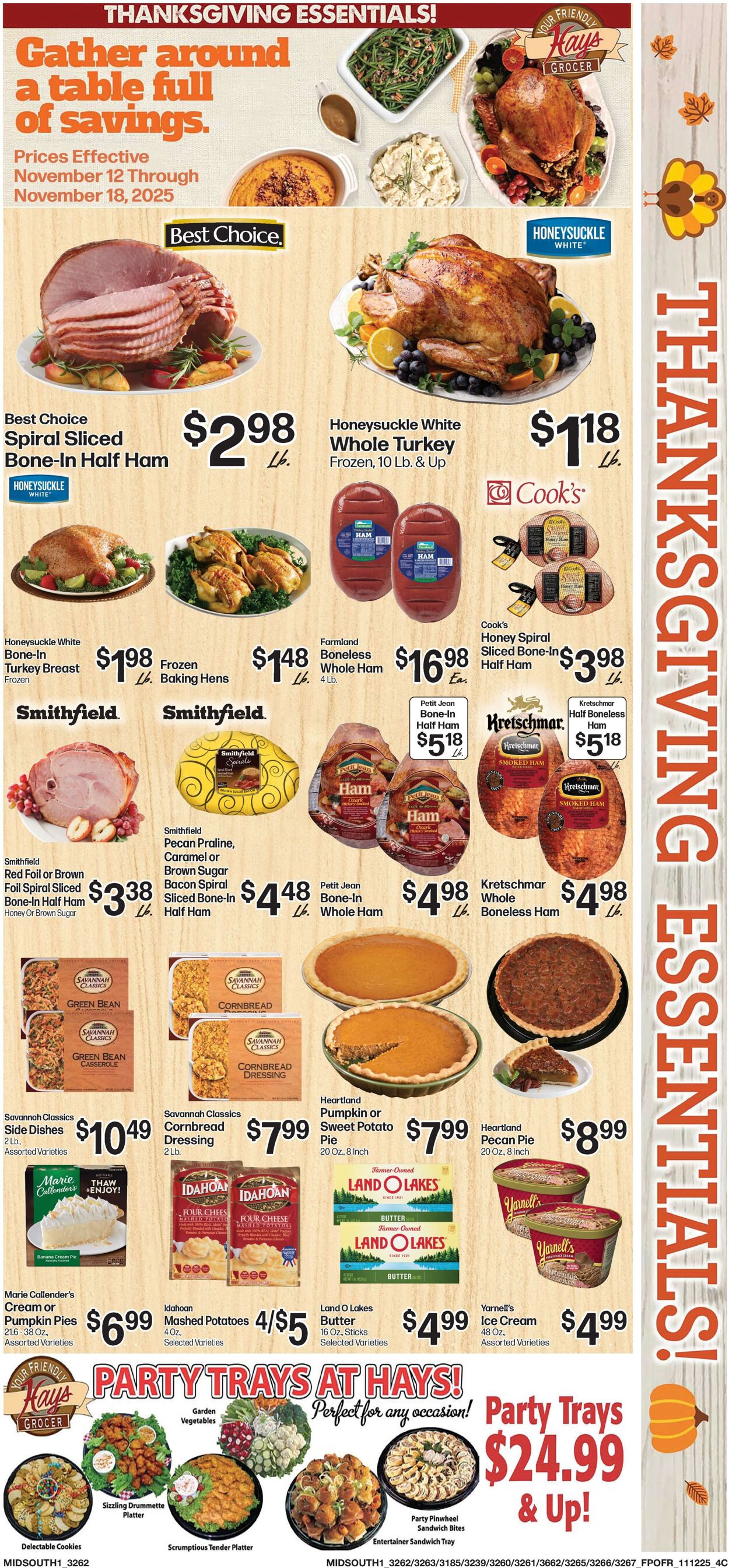 Weekly ad Hays Supermarkets 11/12/2025 - 11/18/2025