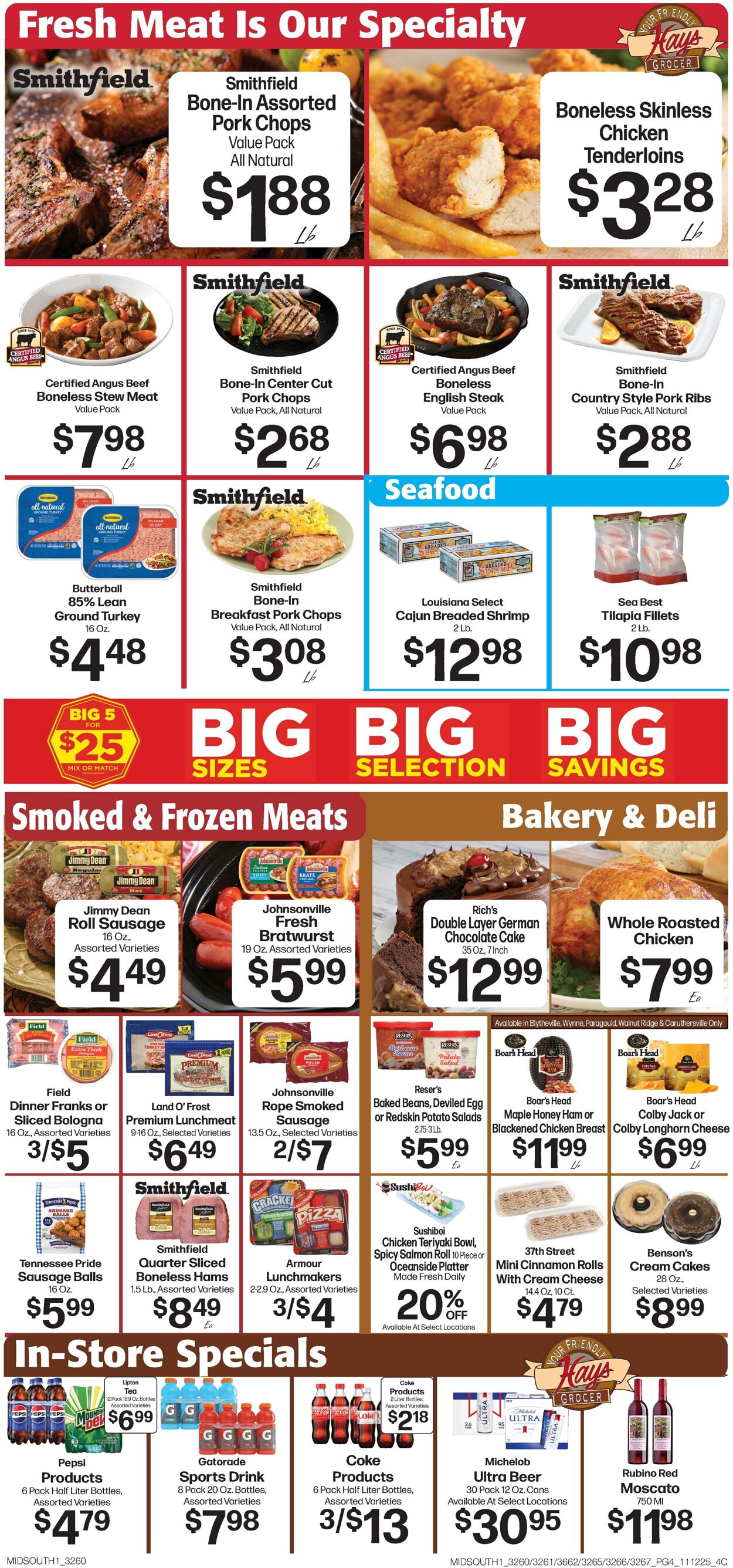 Weekly ad Hays Supermarkets 11/12/2025 - 11/18/2025
