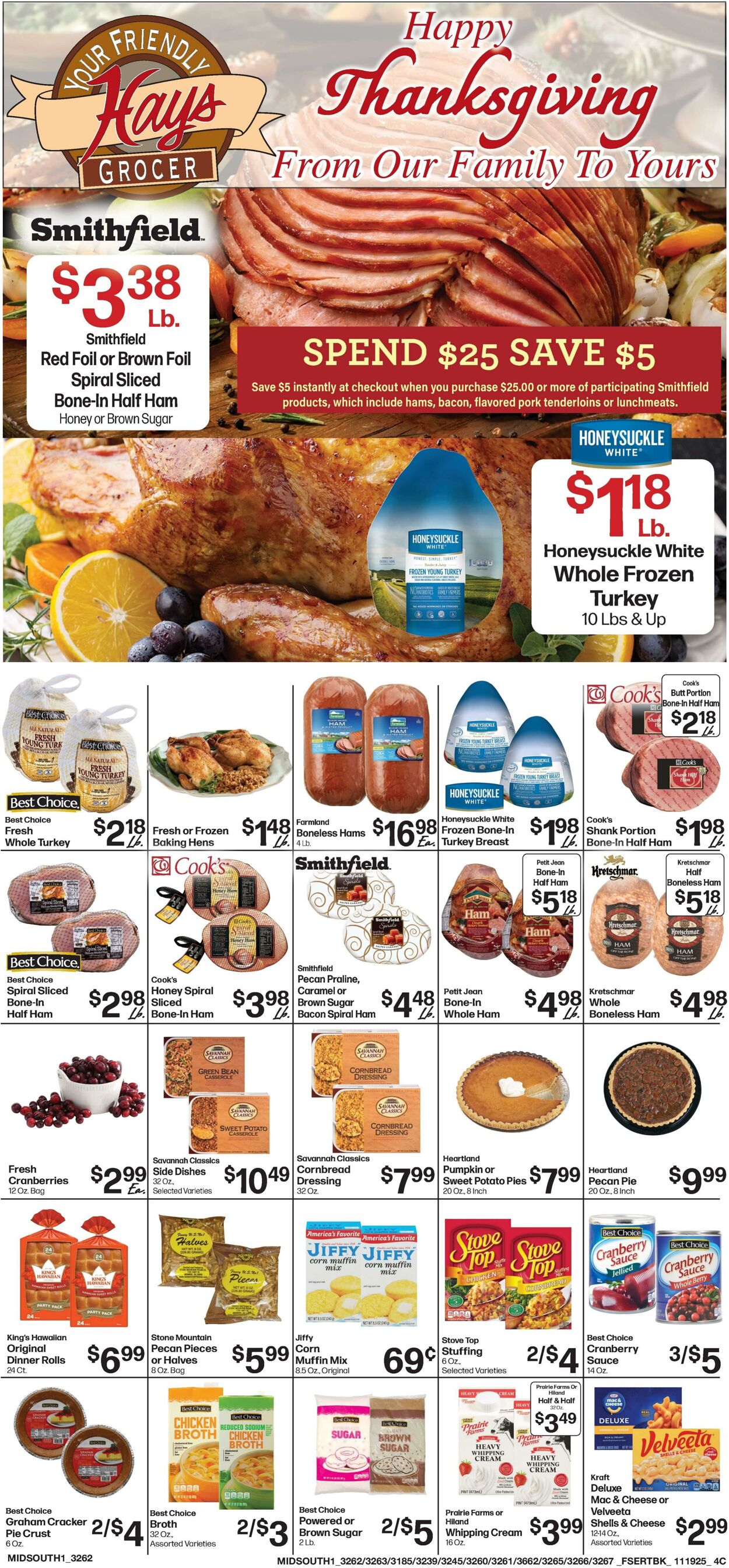 Weekly ad Hays Supermarkets 11/19/2025 - 11/27/2025