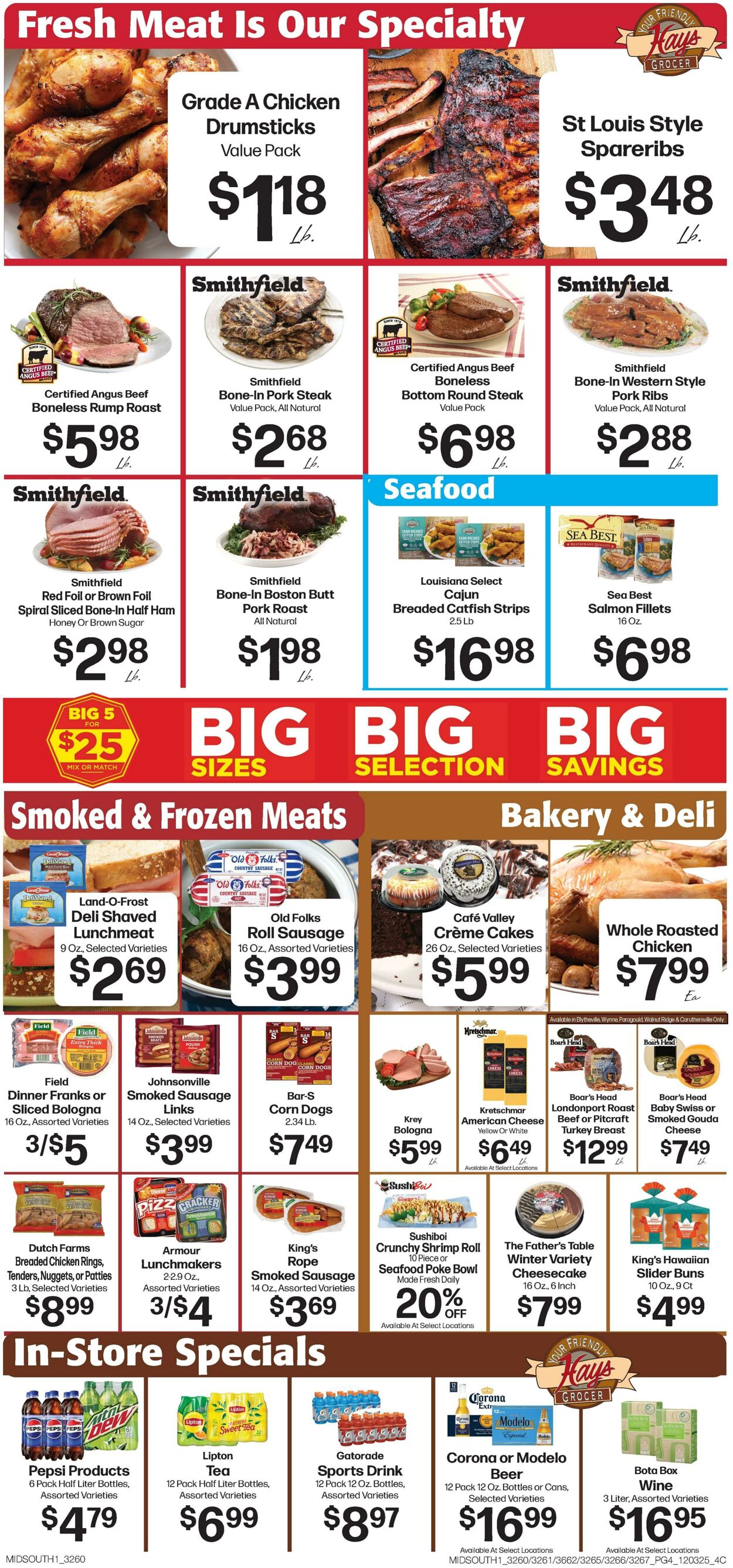 Weekly ad Hays Supermarkets 12/03/2025 - 12/09/2025