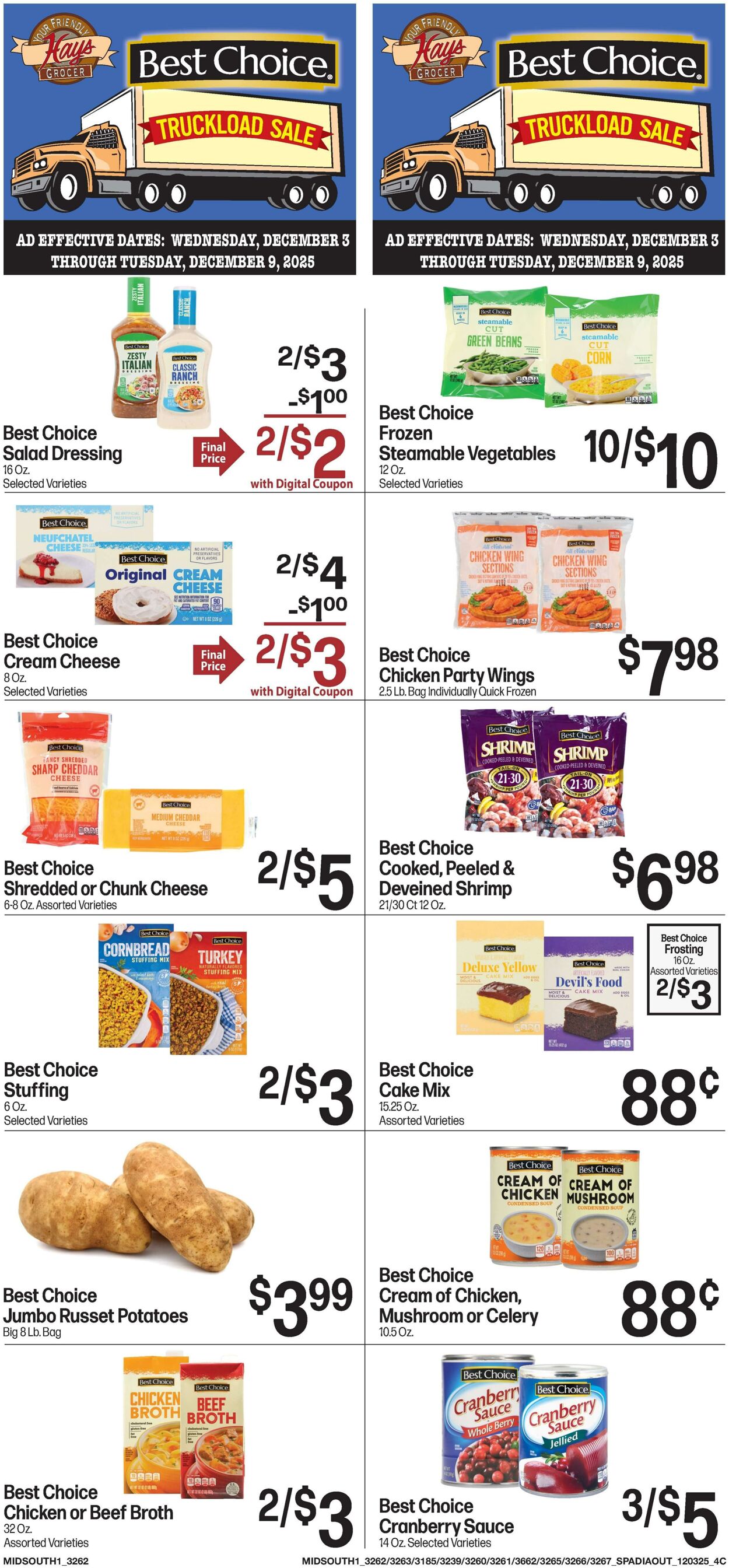 Weekly ad Hays Supermarkets 12/03/2025 - 12/09/2025