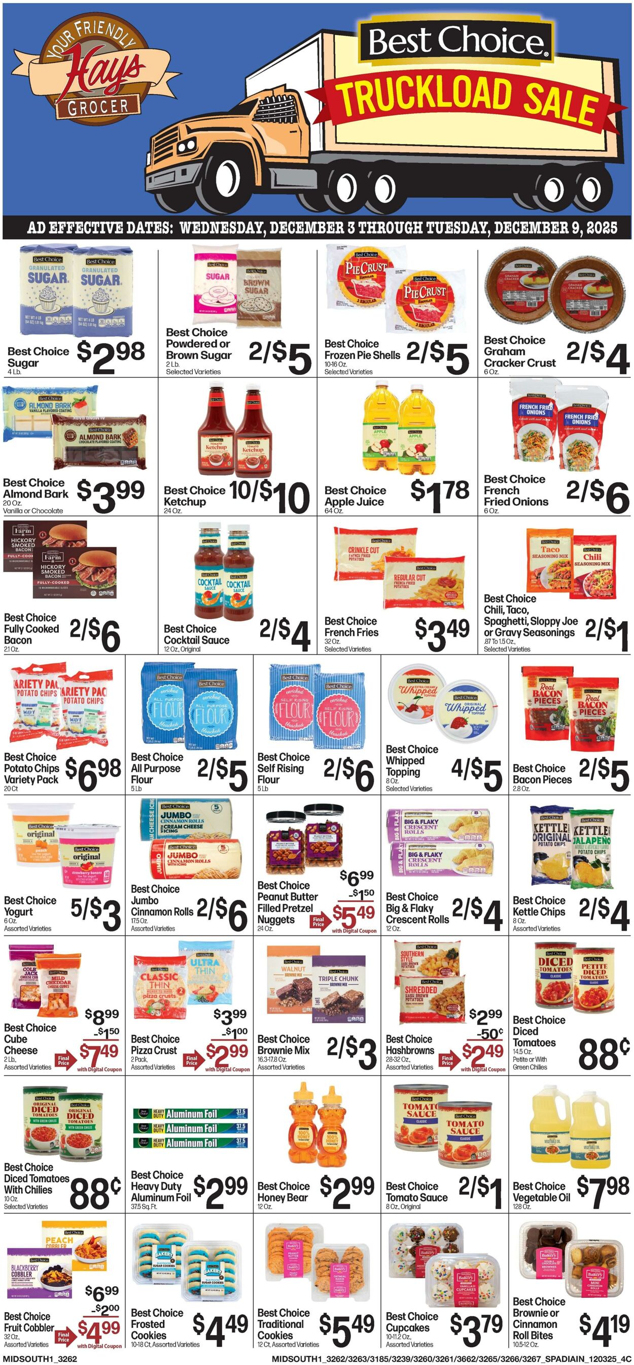 Weekly ad Hays Supermarkets 12/03/2025 - 12/09/2025