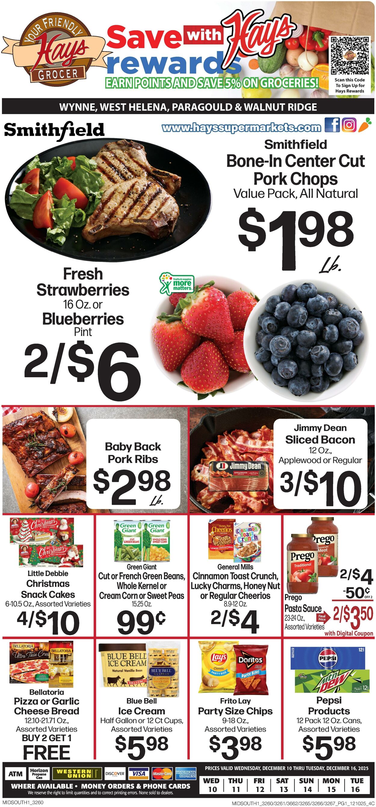 Weekly ad Hays Supermarkets 12/10/2025 - 12/16/2025