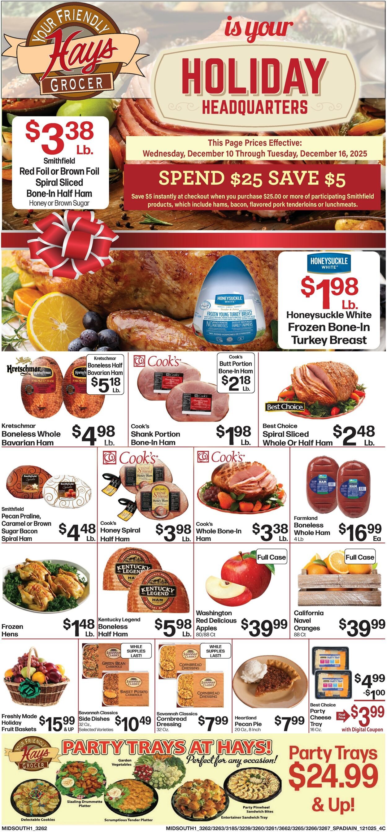 Weekly ad Hays Supermarkets 12/10/2025 - 12/16/2025
