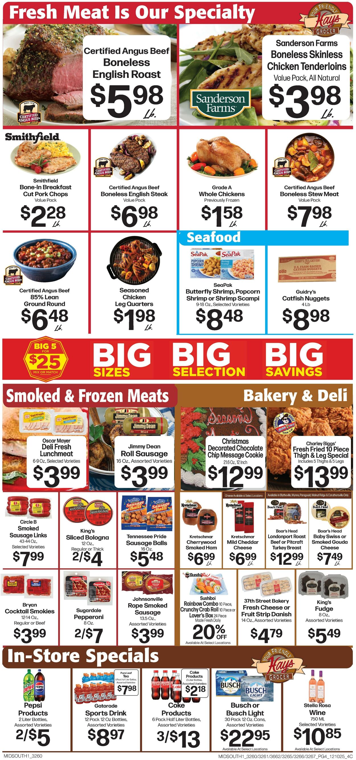 Weekly ad Hays Supermarkets 12/10/2025 - 12/16/2025