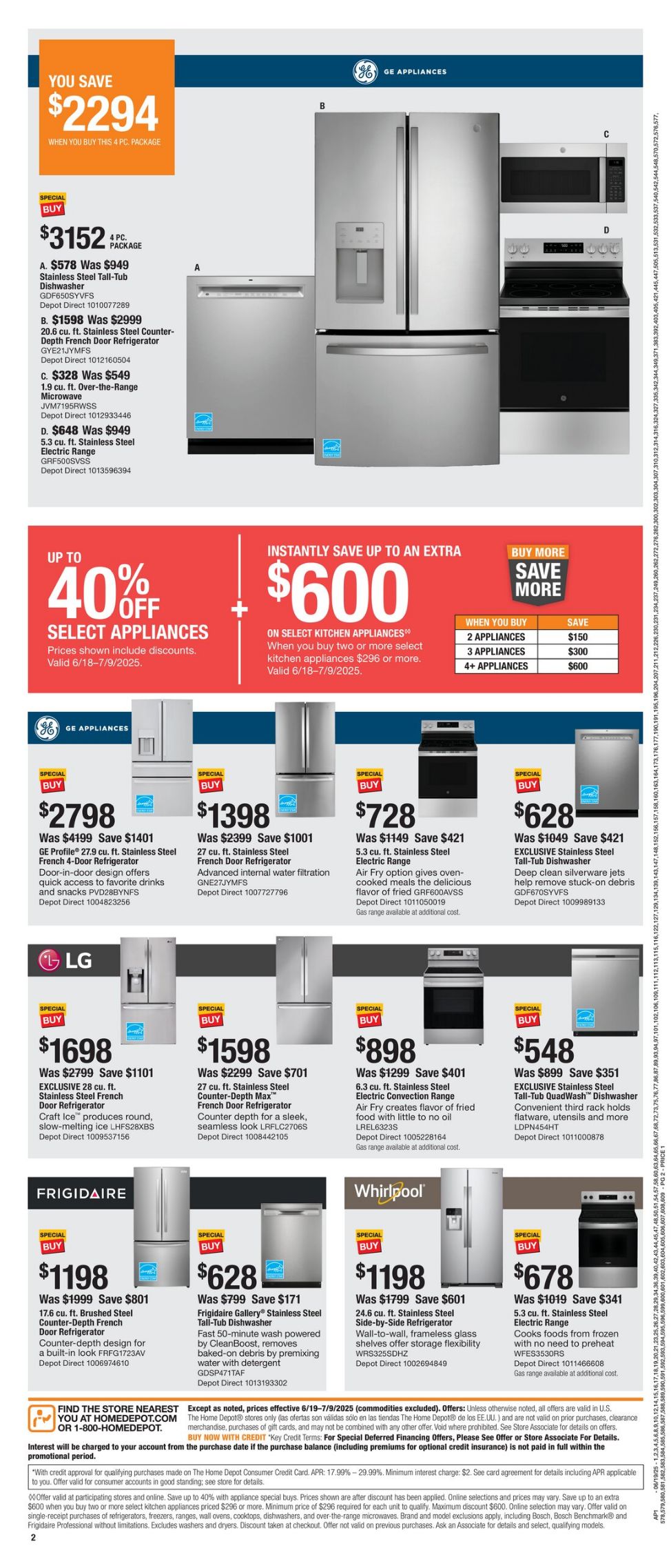 Weekly ad Home Depot 06/19/2025 - 07/09/2025