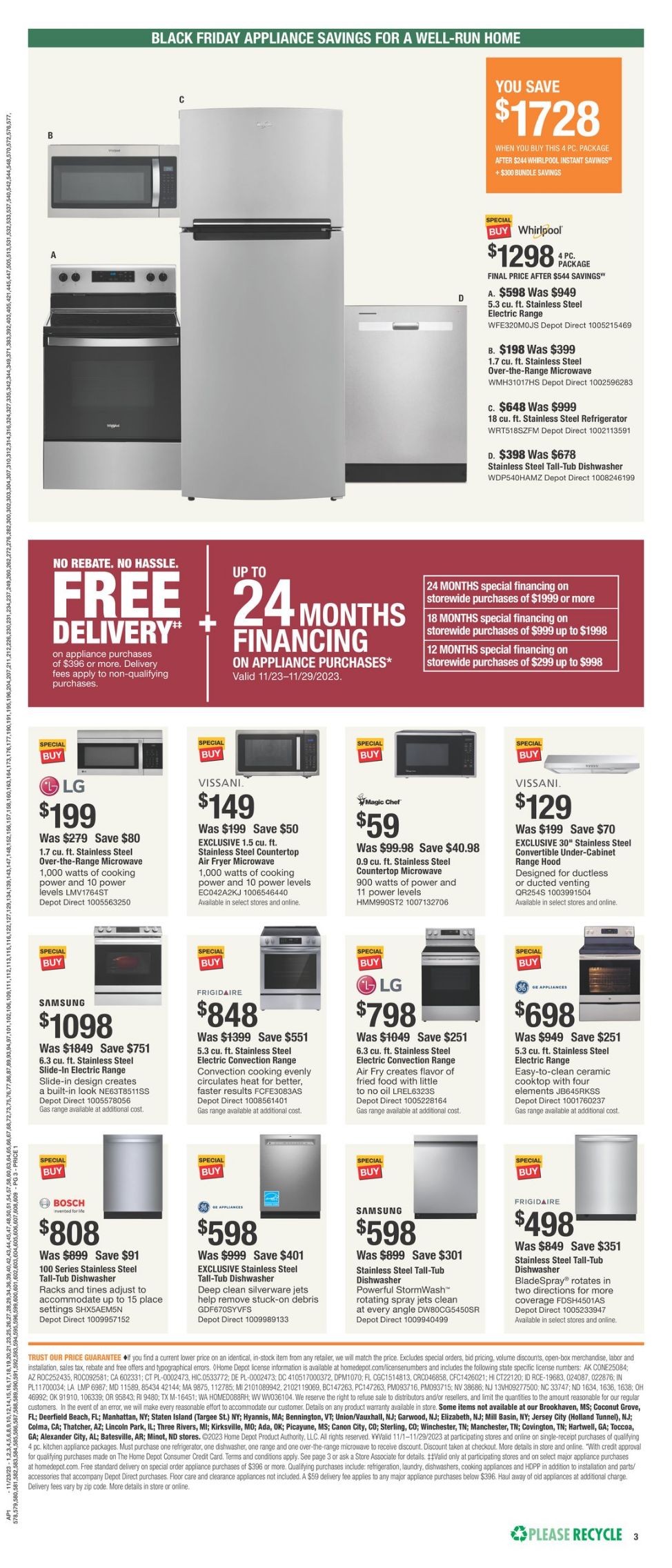 Weekly ad Home Depot 11/23/2023 - 11/29/2023