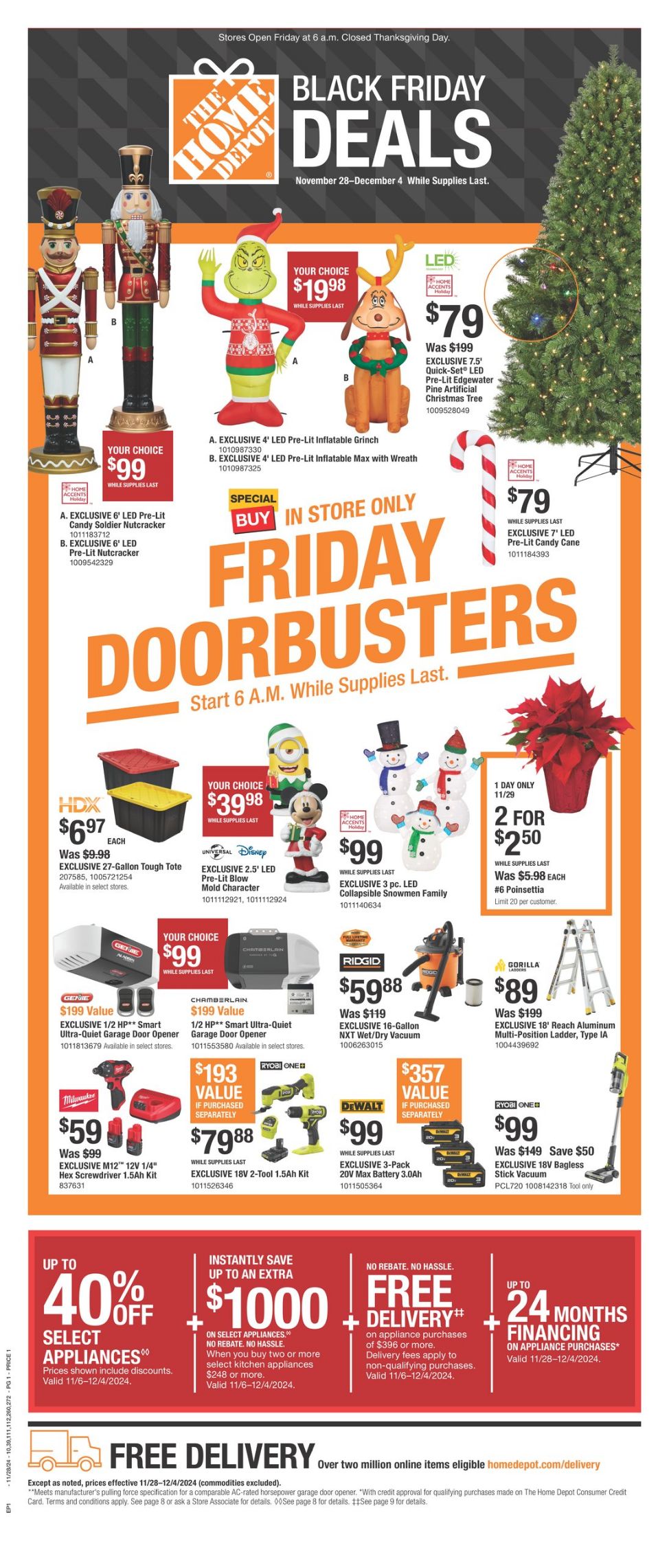 Weekly ad Home Depot 11/28/2024 - 12/04/2024