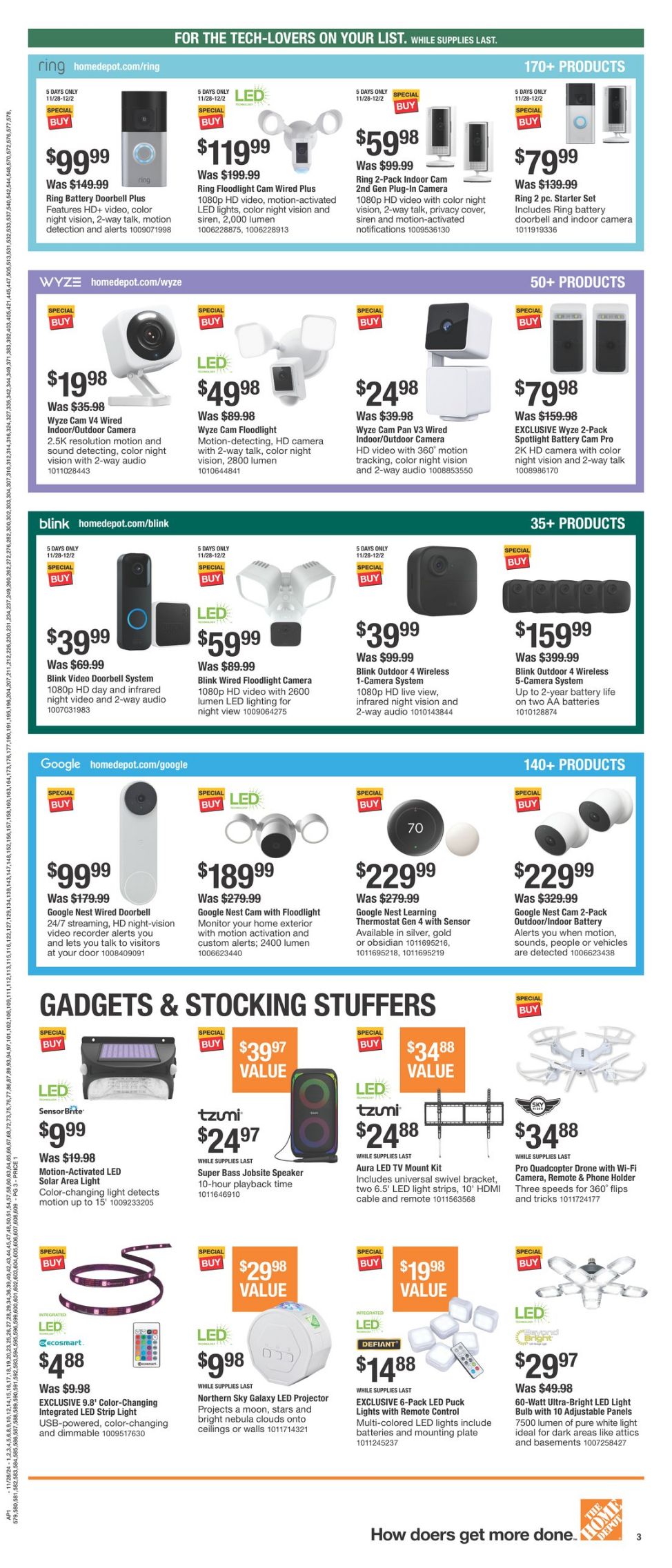 Weekly ad Home Depot 11/28/2024 - 12/04/2024