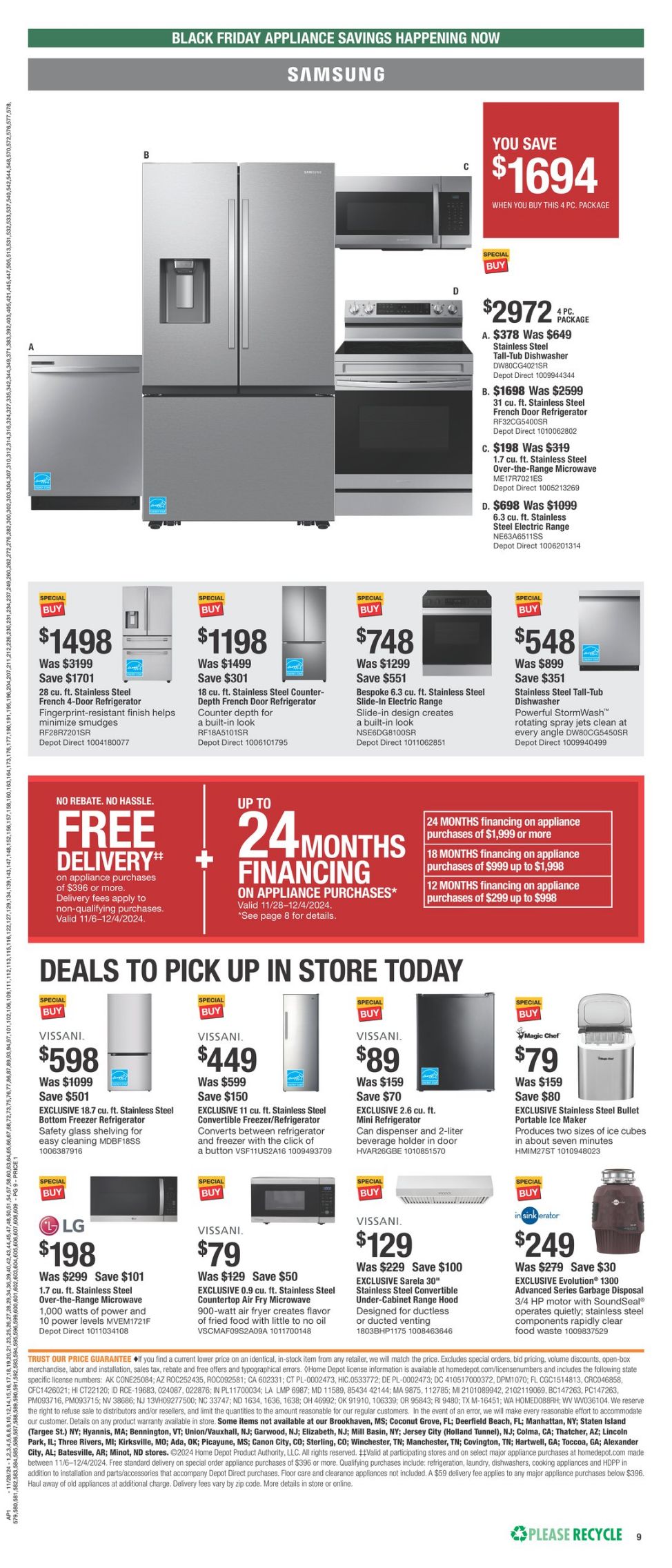 Weekly ad Home Depot 11/28/2024 - 12/04/2024