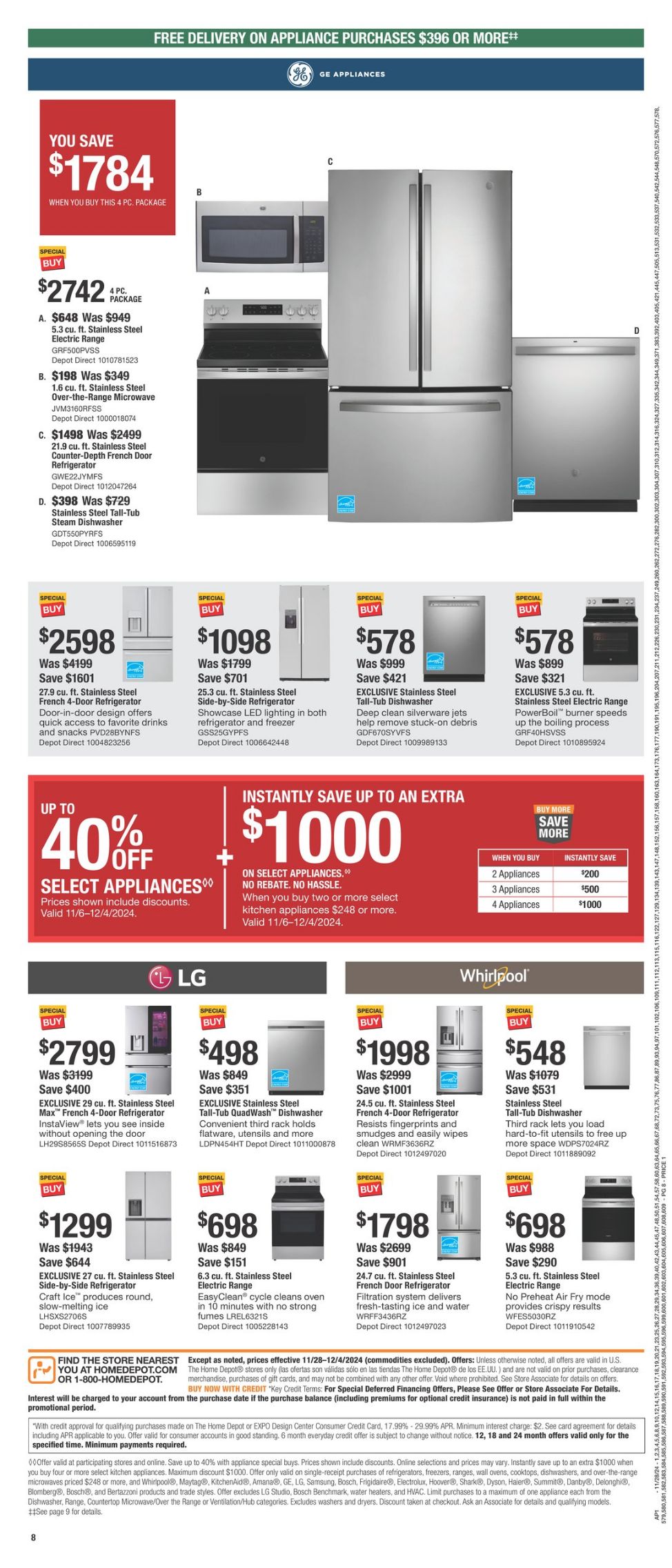 Weekly ad Home Depot 11/28/2024 - 12/04/2024