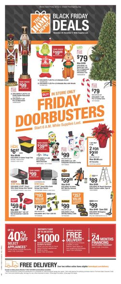 Weekly ad Home Depot 11/28/2024 - 12/04/2024