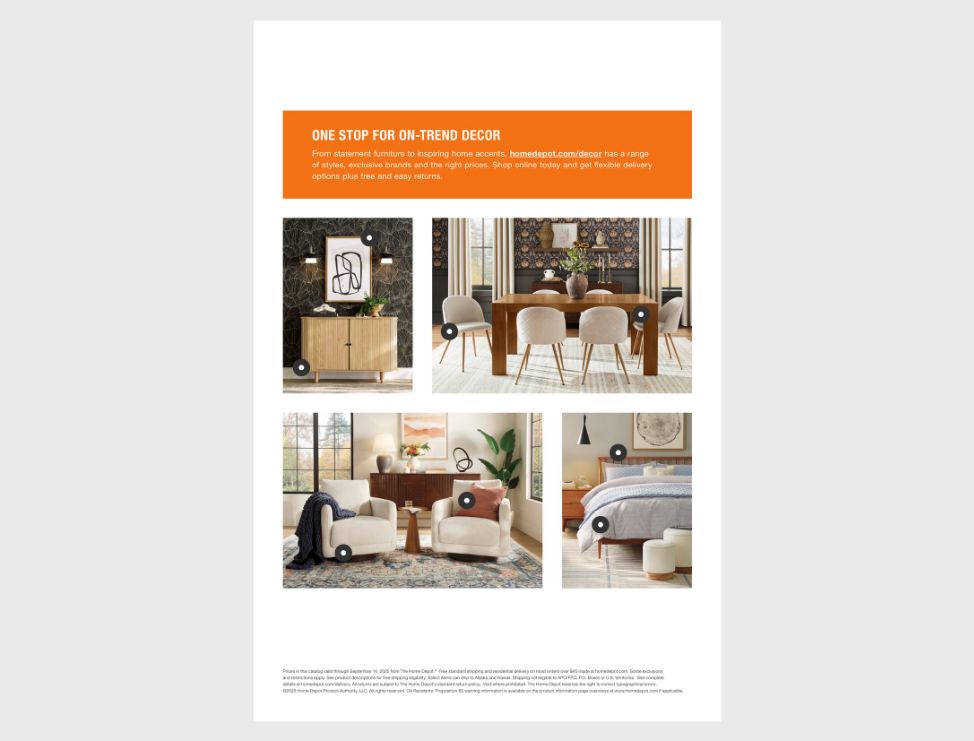 Weekly ad Home Depot 08/25/2025 - 09/21/2025