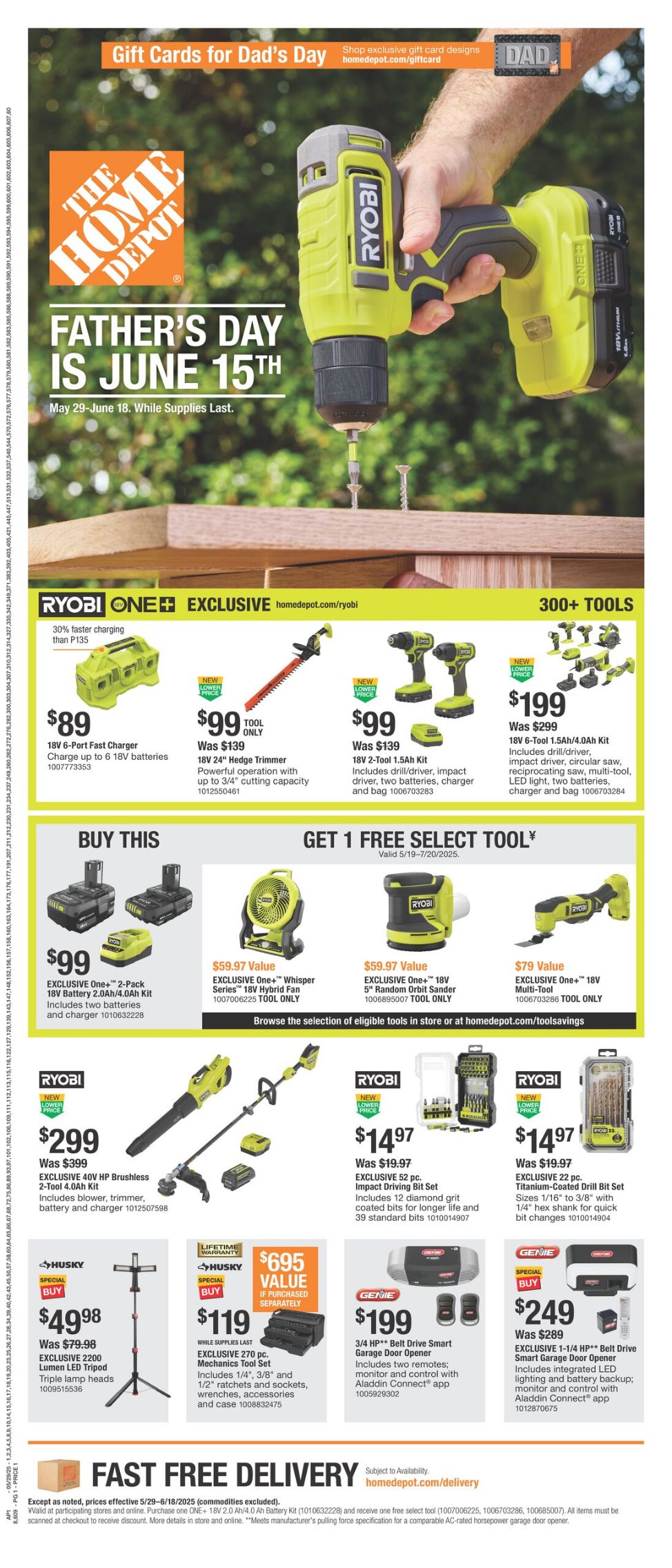 Weekly ad Home Depot 05/29/2025 - 06/18/2025