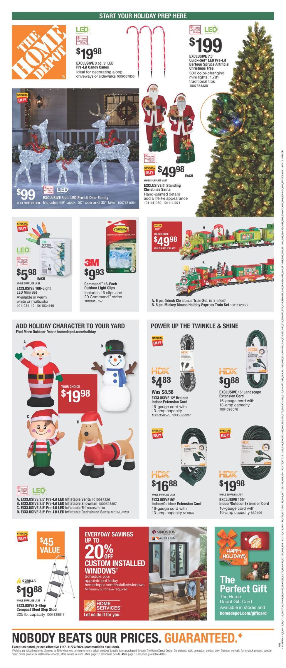 Weekly ad Home Depot 11/07/2024 - 11/29/2024