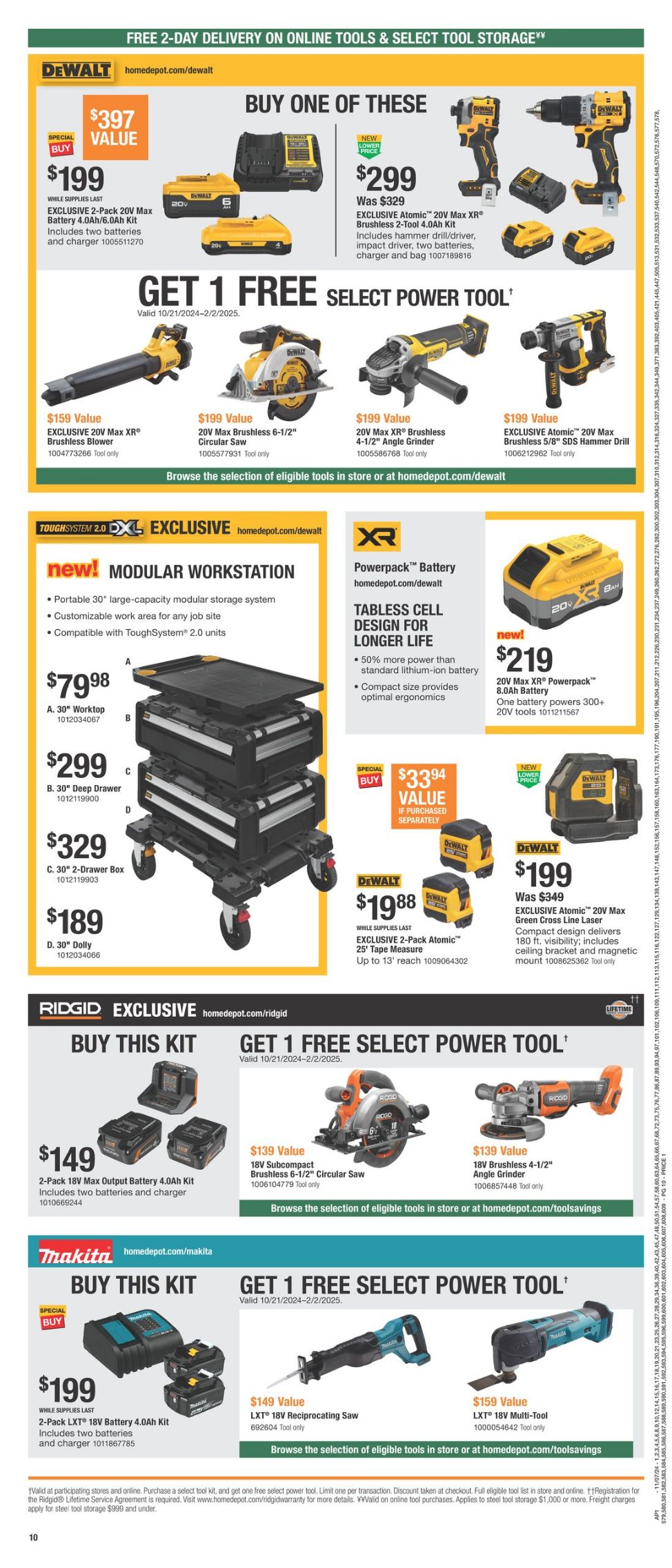 Weekly ad Home Depot 11/07/2024 - 11/29/2024