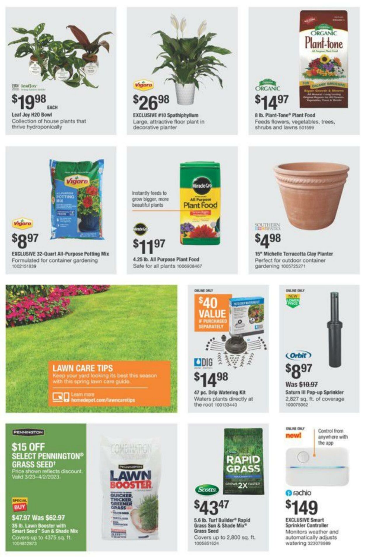 Weekly ad Home Depot 03/23/2023 - 04/02/2023