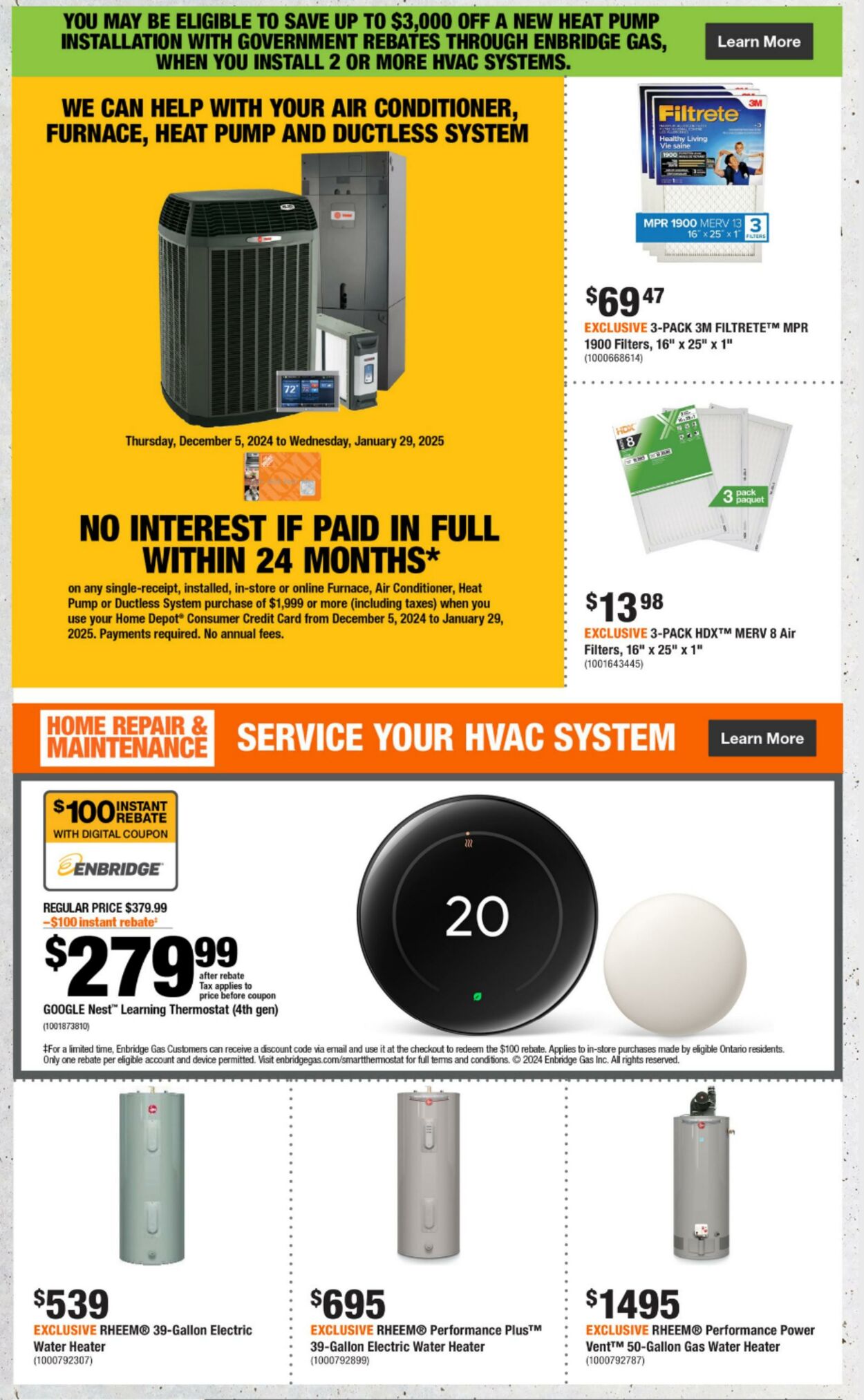 Weekly ad Home Depot 01/02/2025 - 01/08/2025