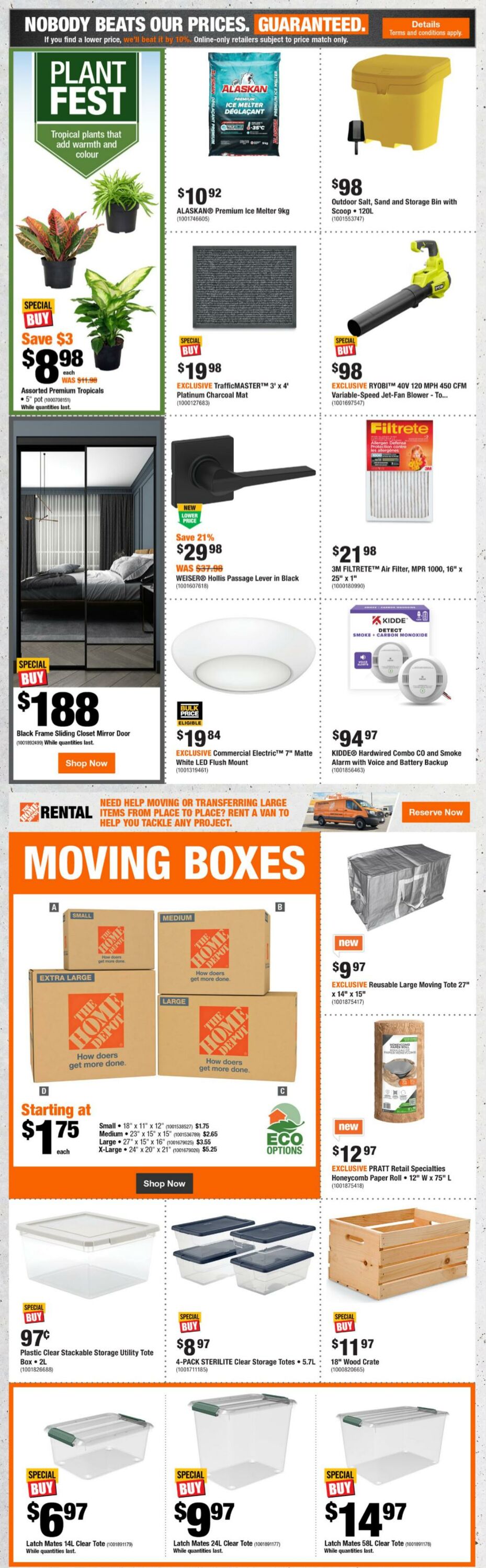 Weekly ad Home Depot 01/02/2025 - 01/08/2025